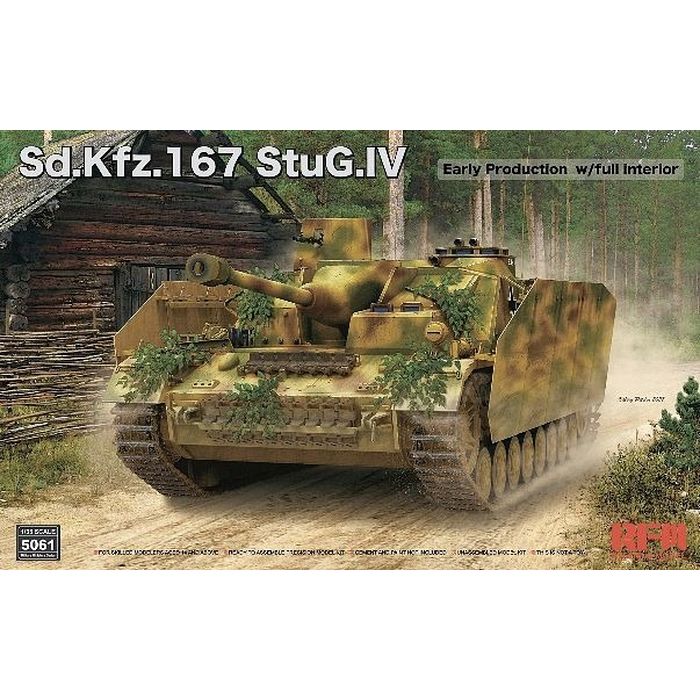 【沖縄・離島配送不可】RFM5061 ライフィールドモデル 1/35 IV号突撃砲 初期型 w/フルインテリア＆可動式履帯 ビーバーコーポレーション RFM5061