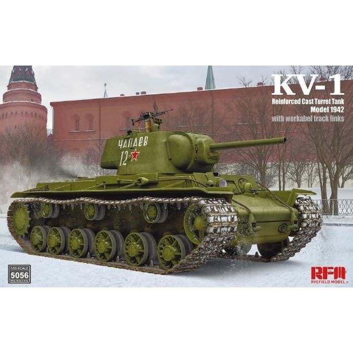 1/35 KV-1 Mod.1942 装甲強化型鋳造砲塔搭載型w/可動式履帯 ビーバーコーポレーション RFM5056 9,043円