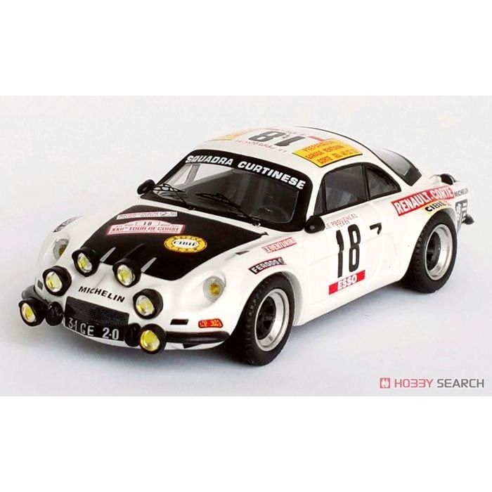 【沖縄・離島配送不可】Trofeu 1/43 アルピーヌ ルノー A110 1978年ツール・ド・コルス ＃18 Ange-Marie Venturini / Dominique Simonini 国際貿易 RRfr73