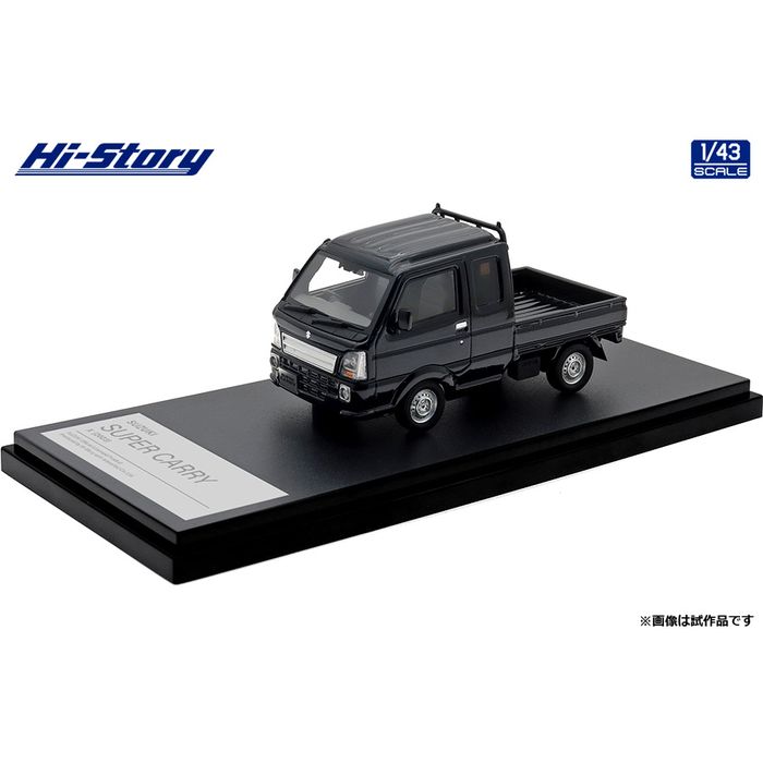 【沖縄・離島配送不可】1/43 SUZUKI SUPER CARRY X (2023) ブルーイッシュブラックパール3 インターアライド HS482BK｜やるCAN