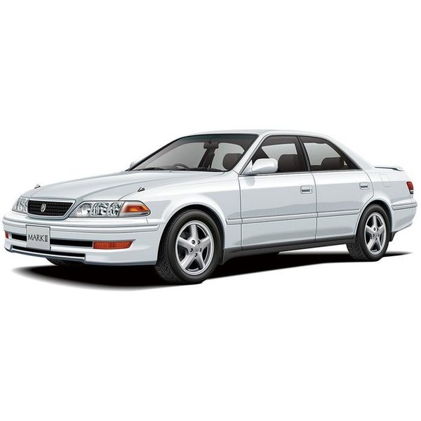 プラモデル車/JZX 100 マークII ツアラーV 1/24→いいね不要です。 1/24 トヨタ JZX100 マークII ツアラーV '00｜株式会社 青島文化