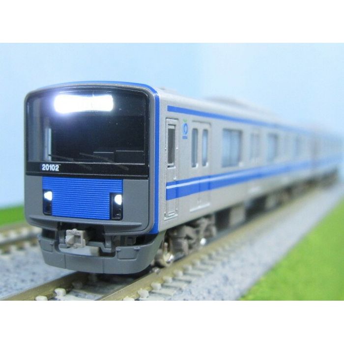 【沖縄・離島配送不可】西武20000系(池袋線･20102編成･白ライト)増結用中間車6両セット(動力無し) 鉄道模型 グリーンマックス 30970