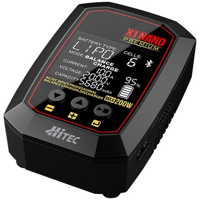 【沖縄・離島配送不可】AC/DC BALANCE CHARGER X1 NANO PREMIUM ハイテックマルチプレックスジャパン 44307-B