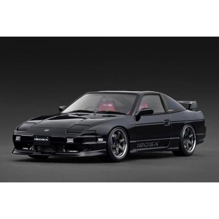 【沖縄・離島配送不可】1/18 Nissan 180SX TYPE X (RPS13) Black ミニカー 模型 完成品 イグニッションモデル ティーケー・カンパニー IG3767