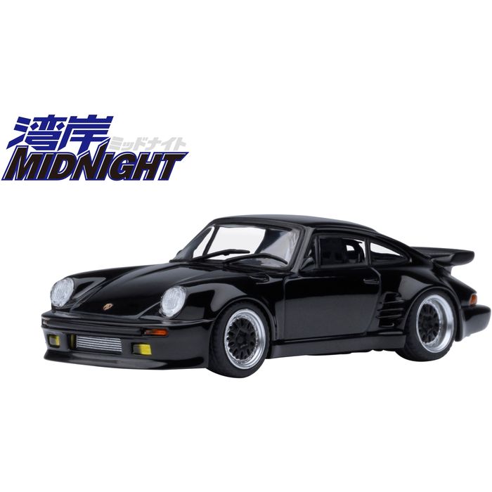 1/64 ポルシェ 911 (930) ターボ 「湾岸ミッドナイト」 ブラックバード (第1巻仕様) オートアート 20636画像