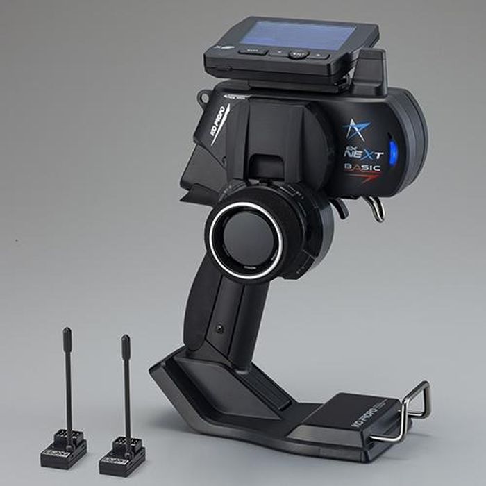 【沖縄・離島配送不可】EX-NEXT BASIC(標準グリップ) KR-242XT(ショートアンテナ)ダブルレシーバーセット 近藤科学 10781｜やるCAN