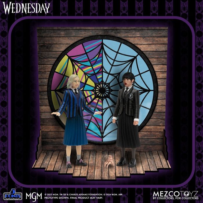 5ポイント/ Netflix Wednesday: ウェンズデー・アダムス＆イーニッド・シンクレア 3.75インチ アクションフィギュア ボックスセット Ampus 675704