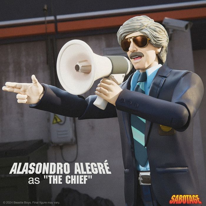 【沖縄・離島配送不可】BEASTIE BOYS ビースティ・ボーイズ/ サボタージュ: アラソンドロ・アレグレ（“The Chief”）as マイクD アルティメイト 7インチ アクションフィギュア Ampus 676379