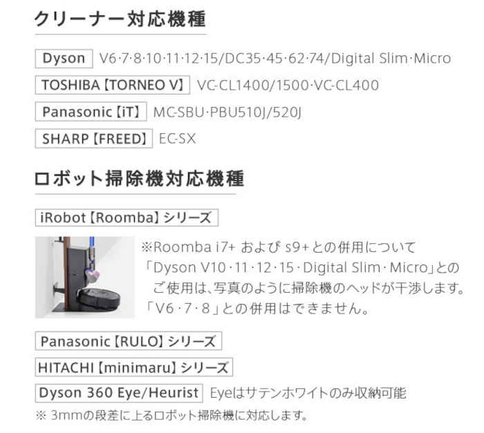 豪華 楽天市場 北海道 沖縄 離島配送不可 代引不可 Wallインテリアクリーナースタンドプレミアム ロボット掃除機設置機能付き オプションツール収納棚板付き ダイソン対応 Dyson対応 コードレス スティッククリーナースタンド Equals ナカムラ I やる