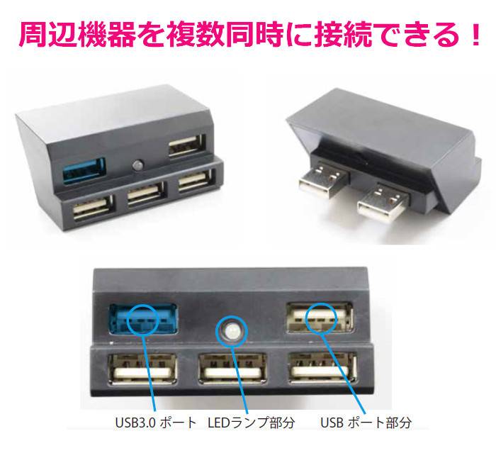 Konan Usb 2 Port 5 Port Hub アローン Alg P4p5uh For Play