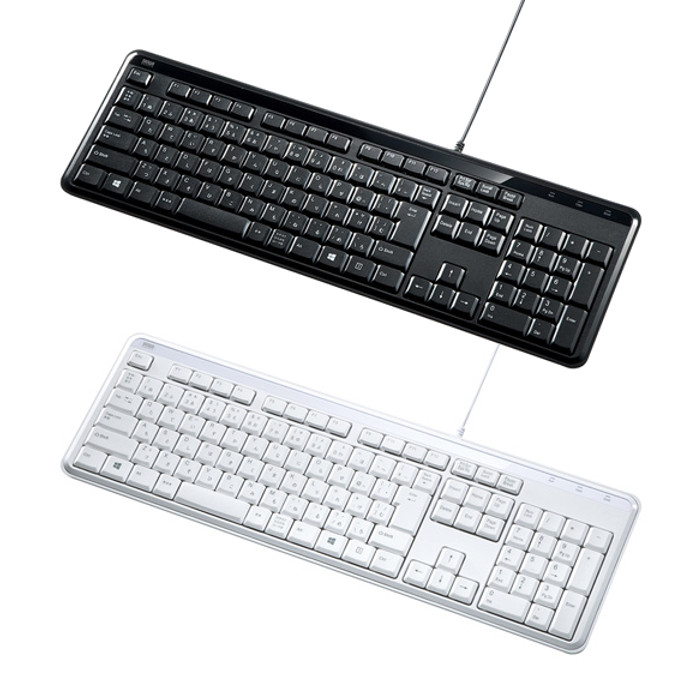 楽天市場】【代引不可】キーボード パソコン用キーボード 有線キーボード メンブレン式 フルサイズ テンキー有 標準日本語配列 エレコム TK- FCM104 : やるCAN