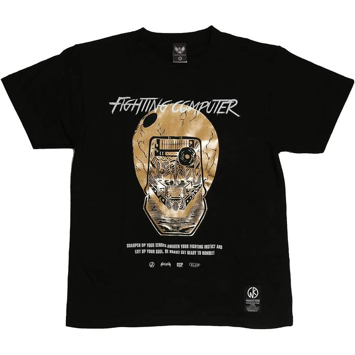 楽天市場】Tシャツ FIGHTING COMPUTER BLACK&GOLD Mサイズ キン肉マン