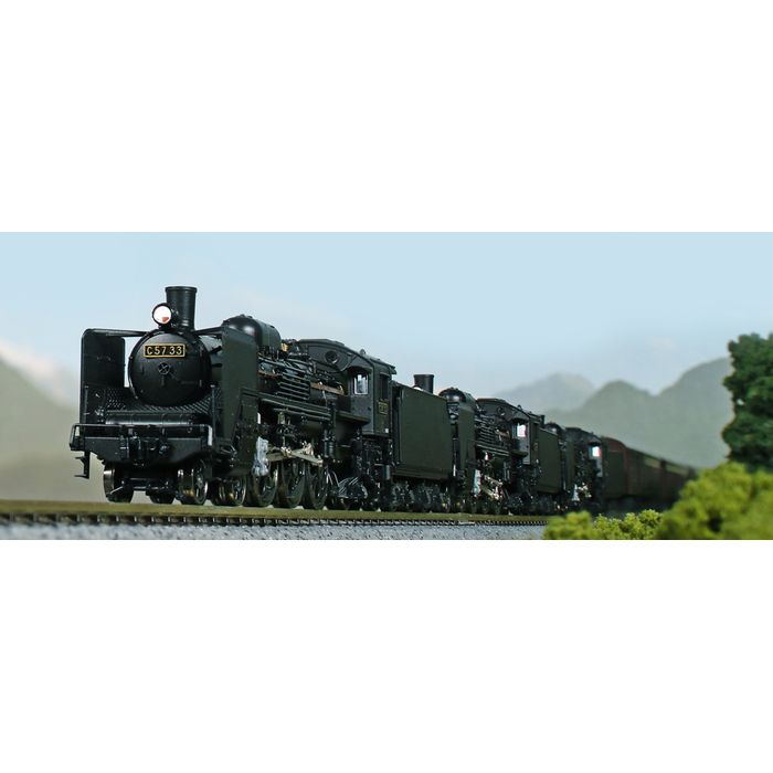 シーンにマ KATO Nゲージ C57 1次形 2024 鉄道模型 蒸気機関車 黒 ➅
