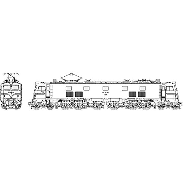 HOゲージ 国鉄 EF58 146 ヨロイ窓 SG 前面小窓 前面警戒色 鉄道模型 電気機関車 ドーファン TW-EF58-09