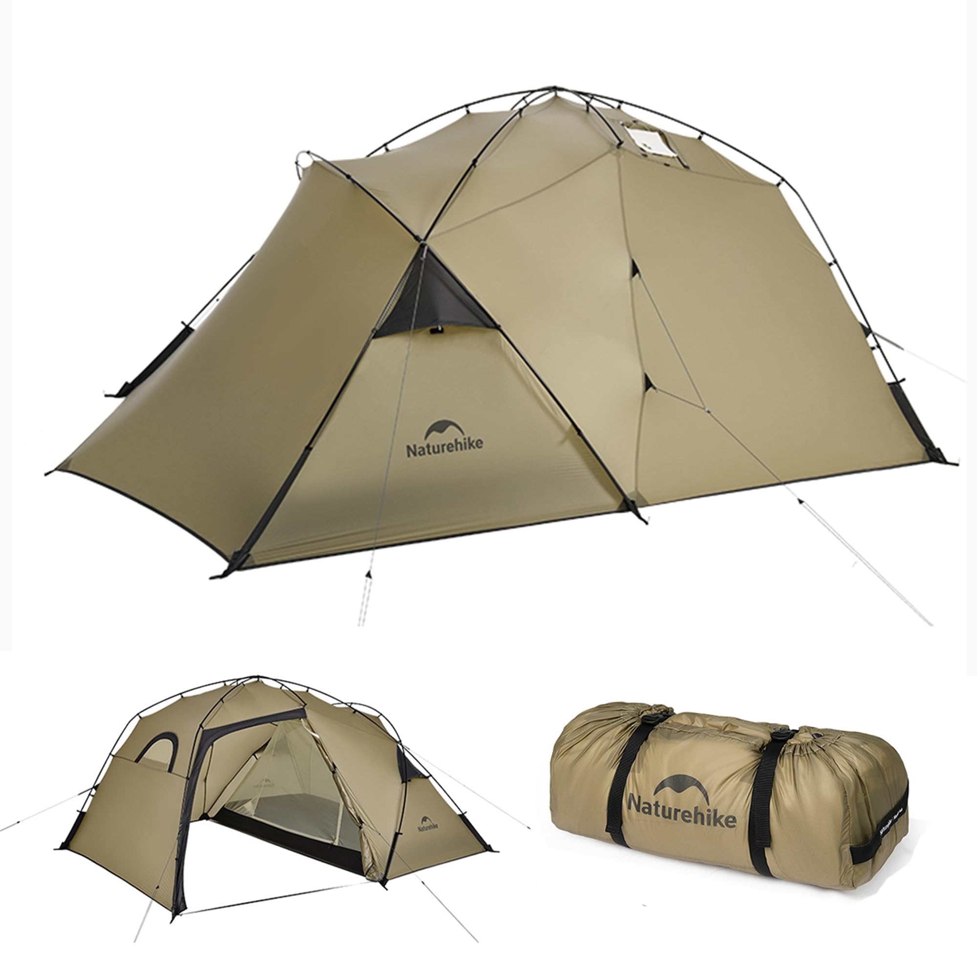 楽天市場】Naturehike アウトドア登山テント Hiby3 2-3人用 /Hiby3 3-4