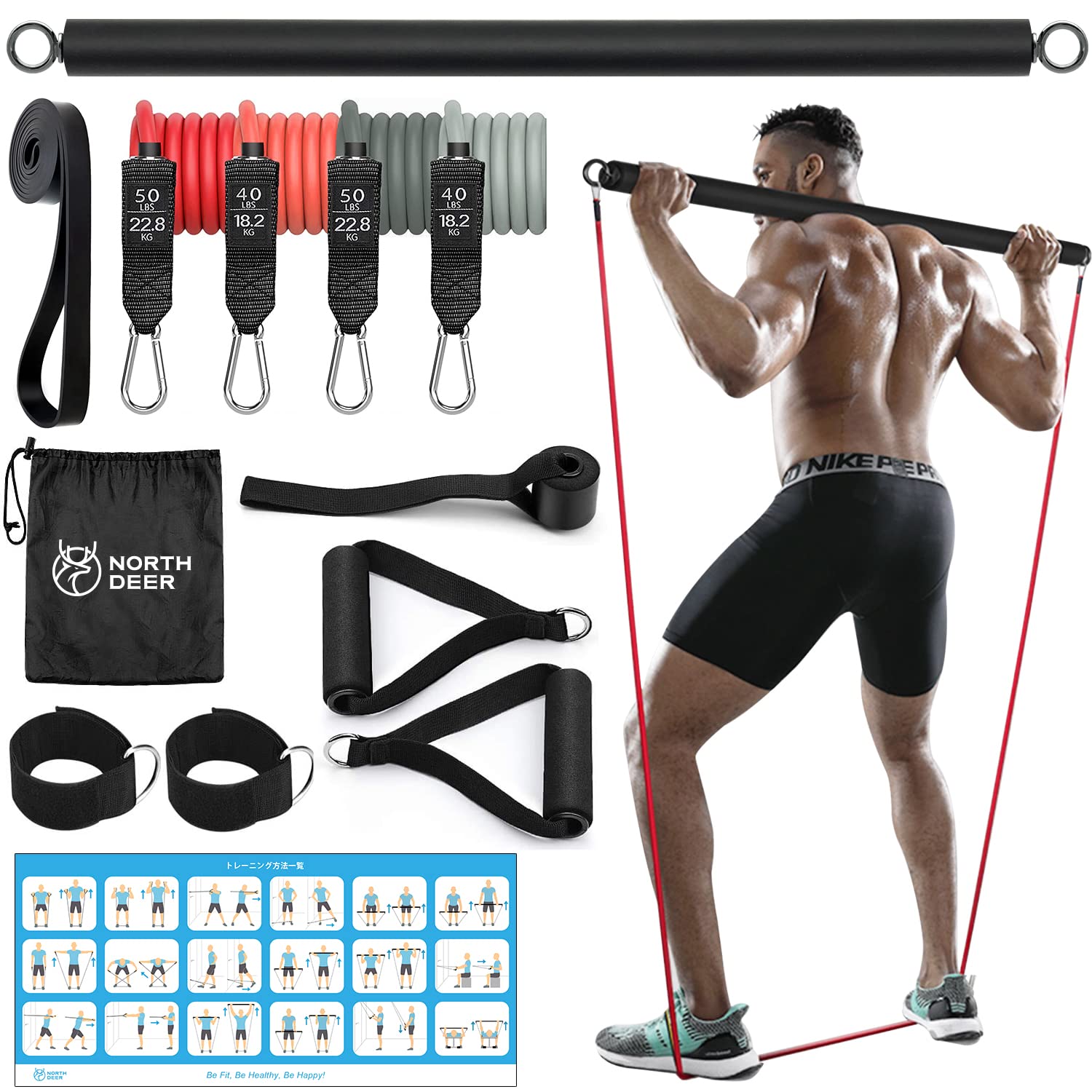 2本セット　ViPRタイプ トレーニングチューブ　4kg + 2kg 2本セットViPRタイプ トレーニングチューブ4kg + 2kg