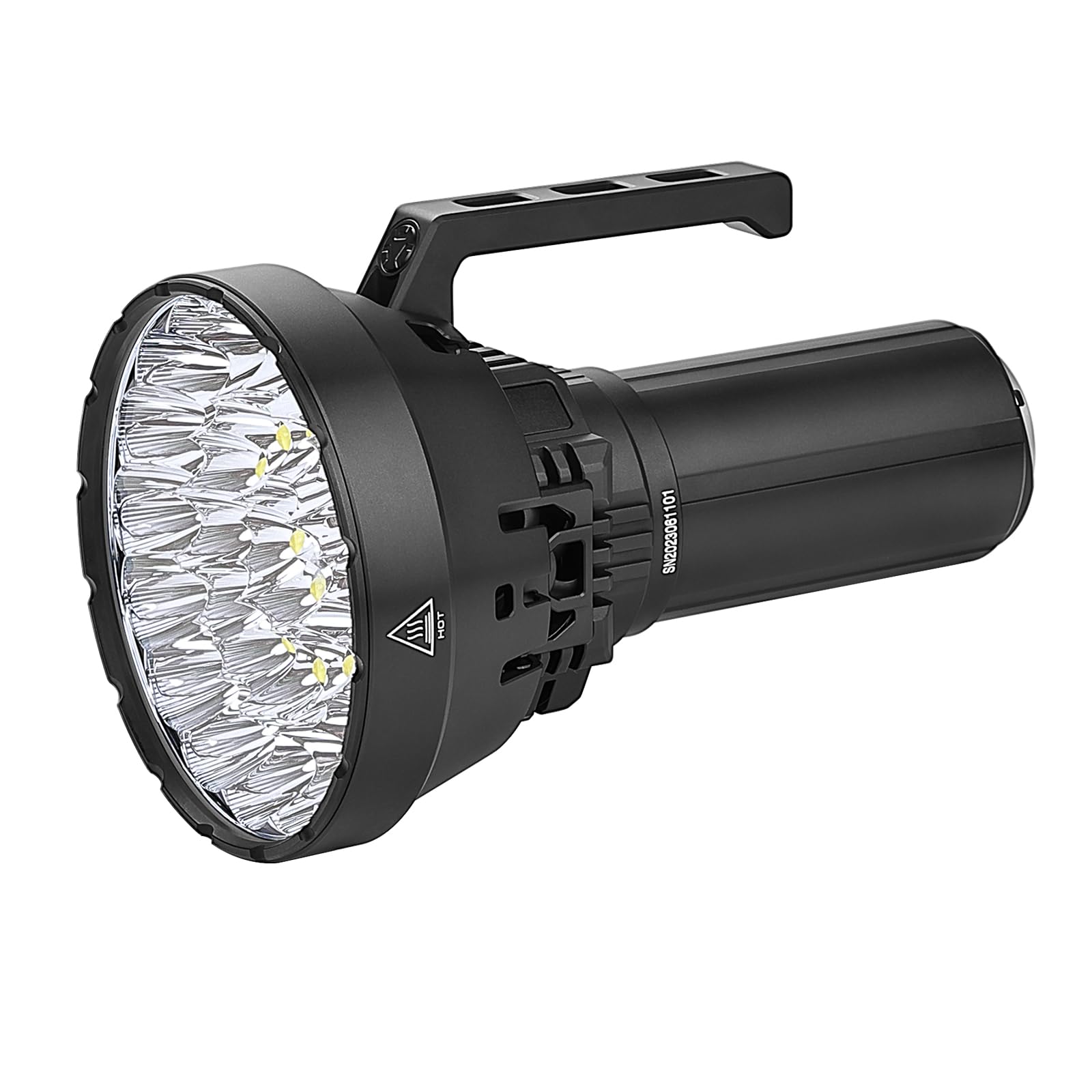 IMALENT MS32W 懐中電灯 軍用 LED 強力 最強 ライト 超高輝度200000ルーメン 充電式 防水 遠射1618メートル 345Hランタイム 多機能 フラッシュライト 大容量 アウトドア 高光度 軍用 防災 防水 山登り キャンプ 緊急 作