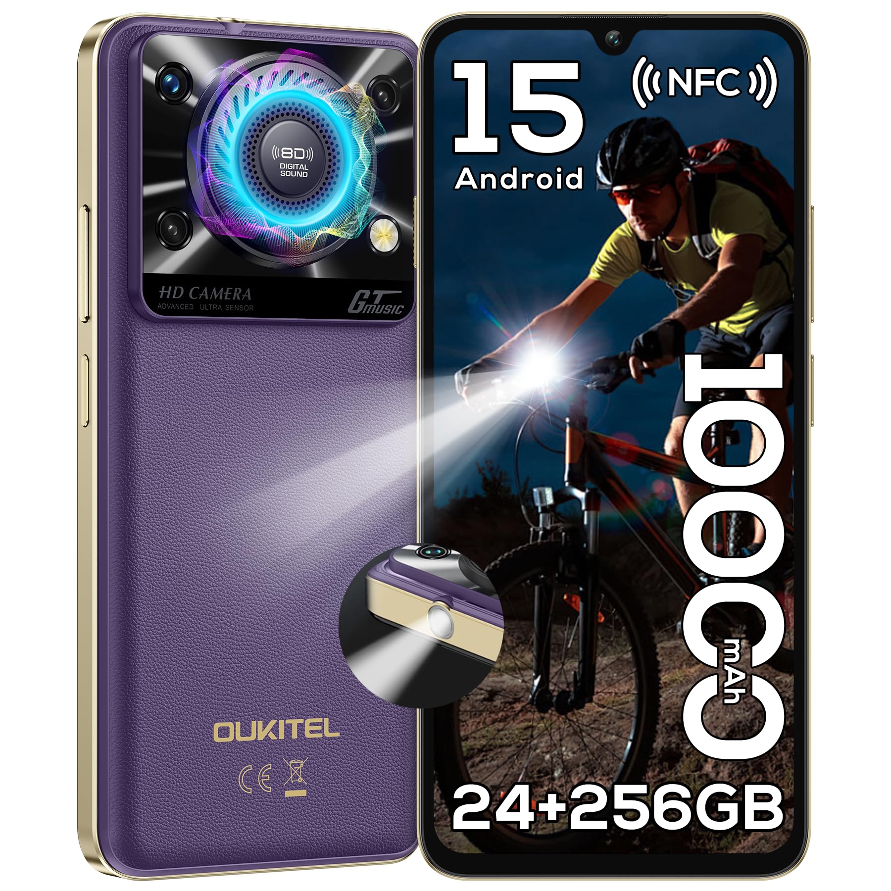 楽天市場】OUKITEL C51 SIMフリー スマホ 本体 18GB RAM+128GB ROM 1TB