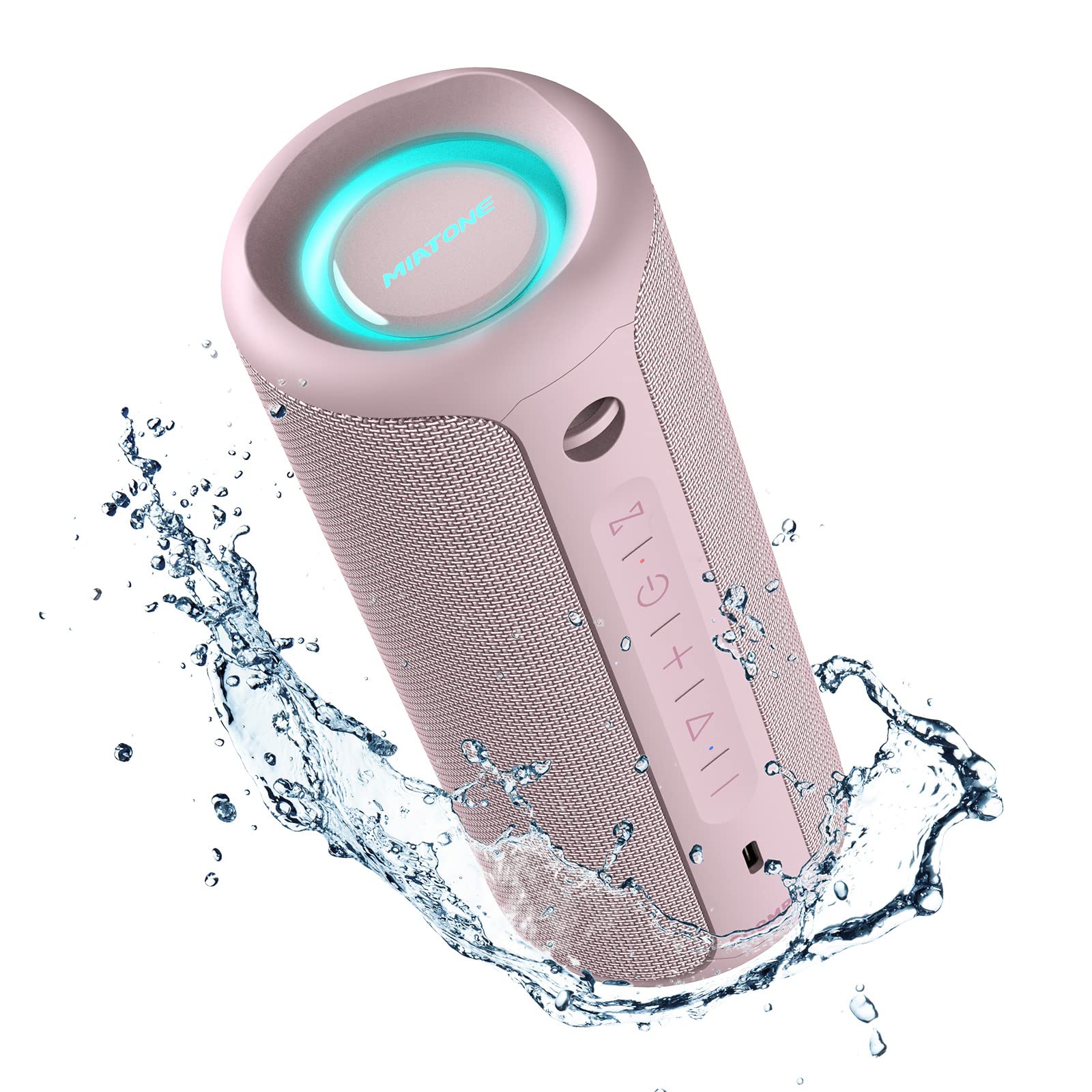 MIATONE BoomPro Bluetooth スピーカー 防水 IPX7 40W出力 ブルートゥース スピーカー 重低音 RGB LEDライト Bluetooth5.3 テレビ 携帯 車載 20時間連続再生 マイク内蔵 ステレオペアリング USB-C｜湖南オンライン