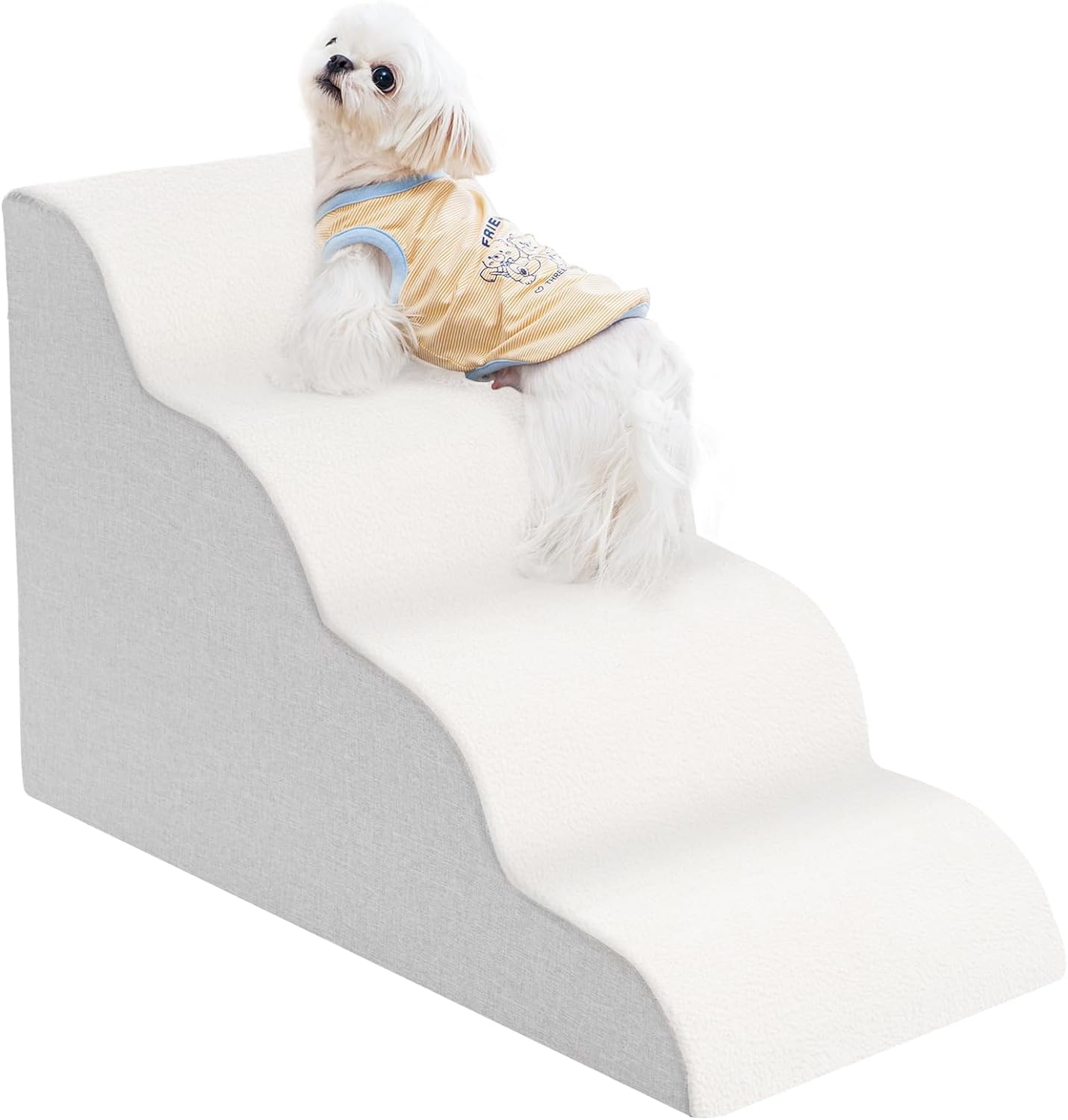 ペットキルティング階段 ステップ スロープ 犬用品 ベージュ ペットキルティング階段 ステップ スロープ 犬用品 ベージュ