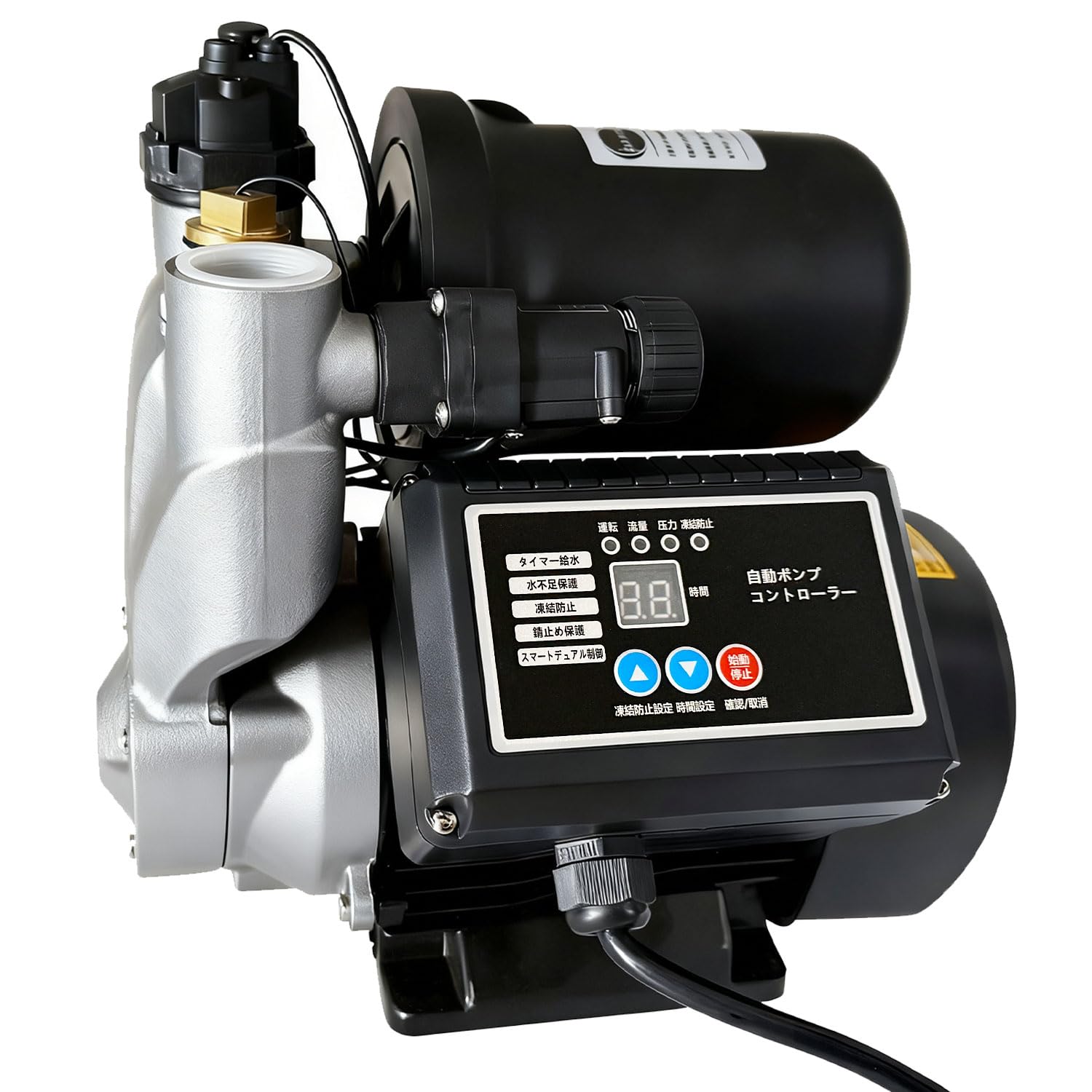 Iproods 全自動ブースターポンプ 370W 自動停止・自動給水 増圧ポンプ 電動井戸ポンプ 散水ポンプ ステンレススチール 池の排水 庭/芝生の水やり 農業灌漑 日本語取説付き [並行輸入品]｜湖南オンライン