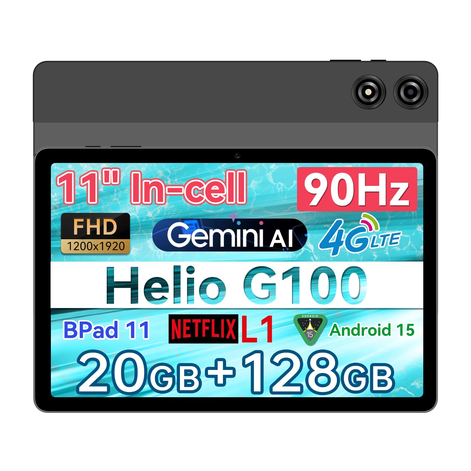 最新8コアHelio G100搭載 Android 15タブレット 11インチ タブレット Android 15【最新8コアHelio G100搭載】11インチ