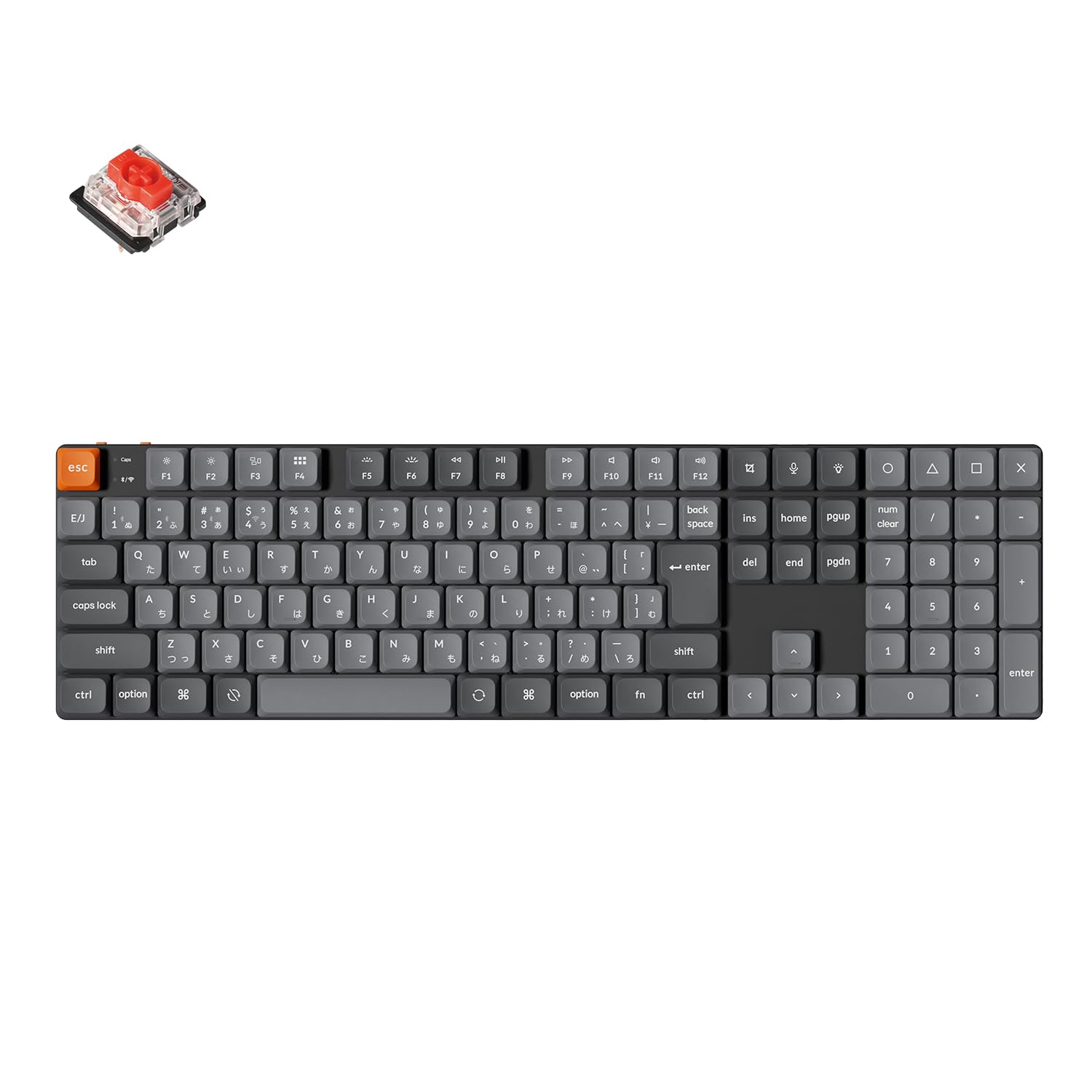 【国内正規品】Keychron K5 Max 薄型ワイヤレス・カスタムメカニカルキーボード ホットスワップ対応 2.4GH/Bluetooth/有線対応 JISレイアウト RGB LED ロープロファイルGateronメカニカルスイッチ Mac Windo｜湖南オンライン 28,789円