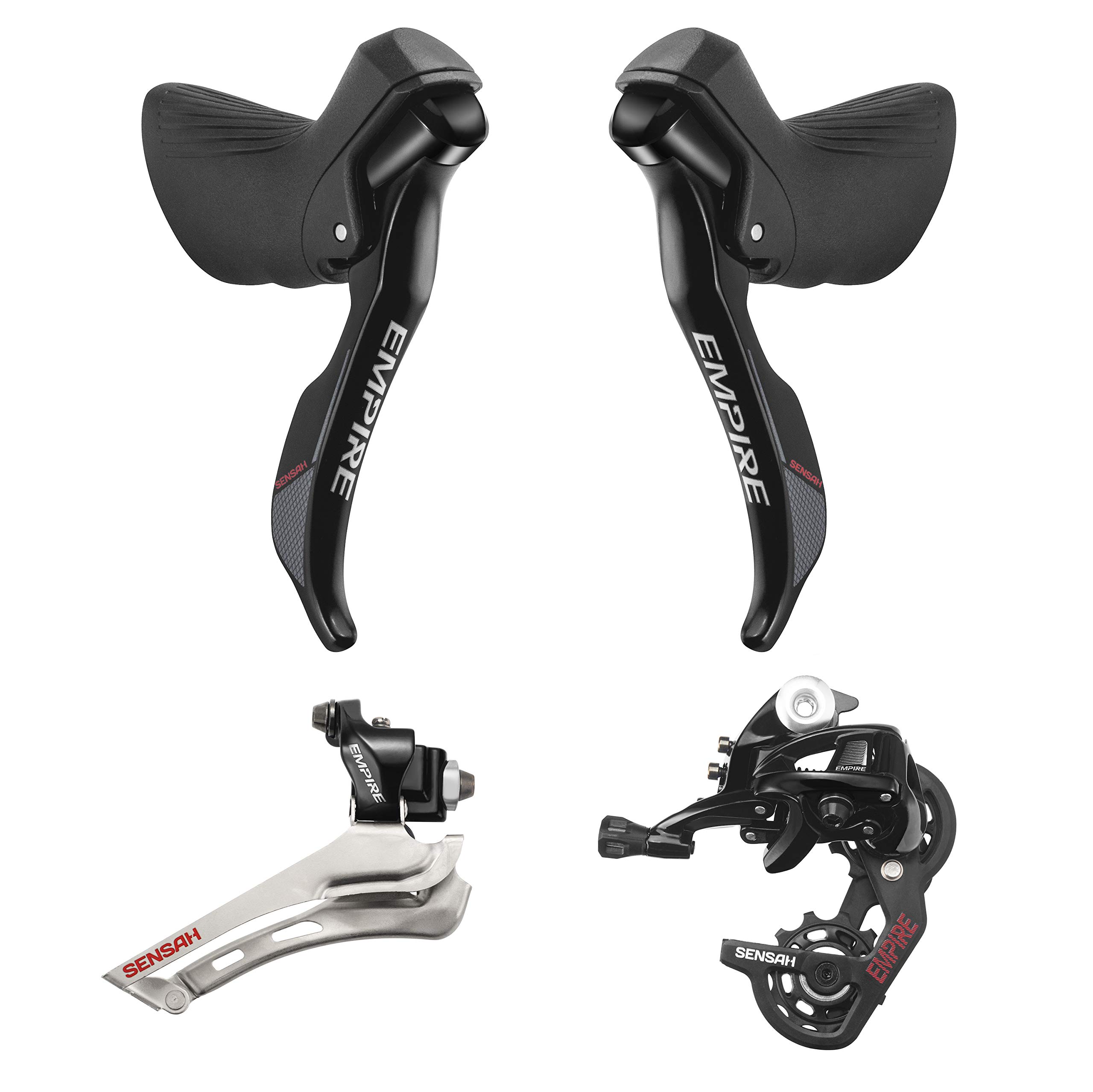 SENSAH STIレバー 自転車左右変速機・シフター ・ シフトレバー 2X11S 付属/シフト、ブレーキケーブル (sensah 2*11)|湖南オンライン