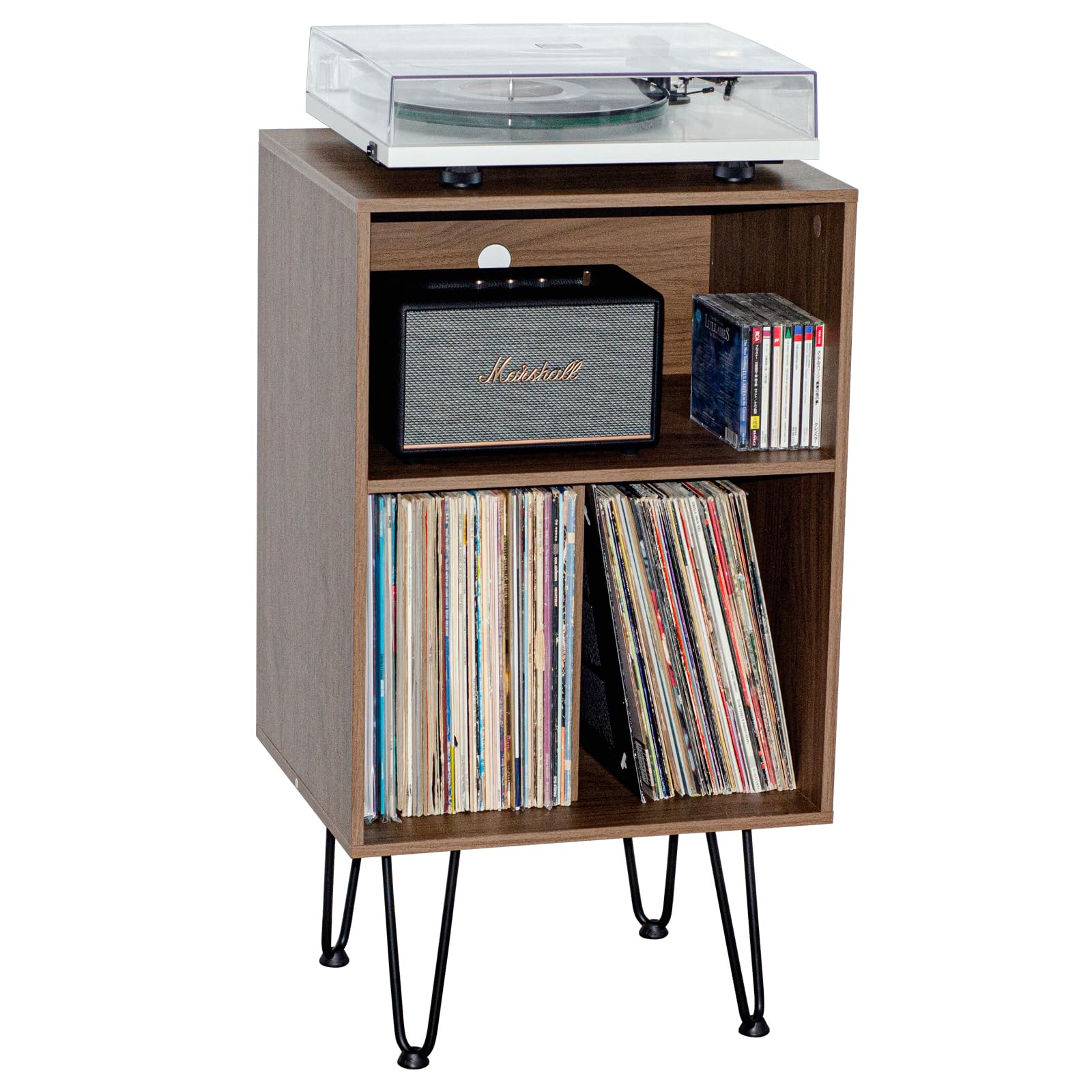 楽天市場】JZXSHDレコードプレーヤースタンド「ブラック」 レコード