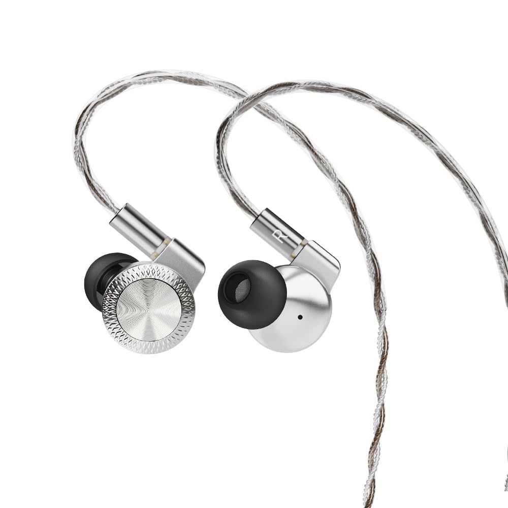 ARTTI T10 Pro イヤホン 有線 14.2mm平面駆動ドライバ HIFIイヤホン カナル型 交換可能ケーブル フルメタルハウジング 0.78mm2pinコネクタデザイン 3.5mmと4.4mm ステレオプラグ (銀)｜湖南オンライン