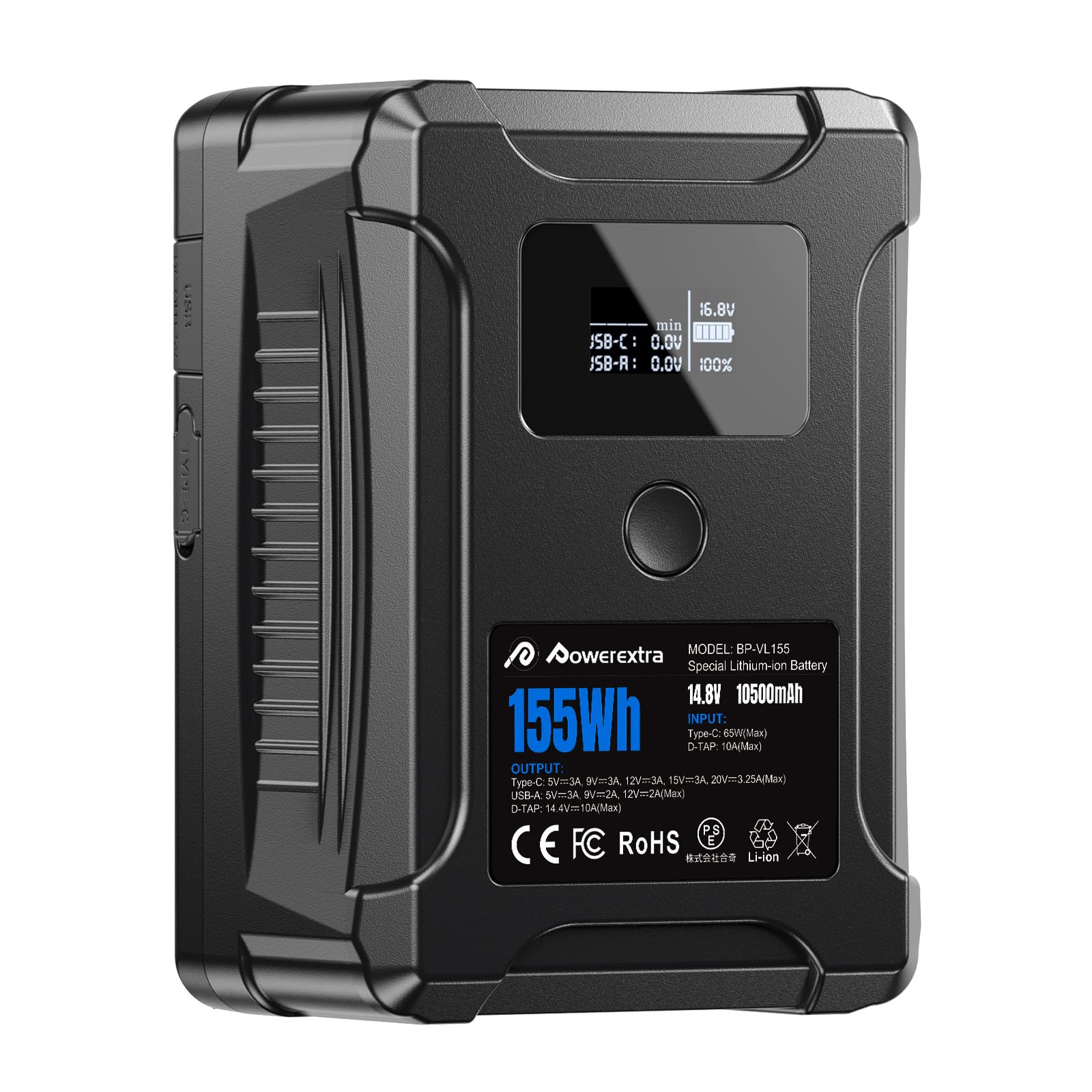 楽天市場】Vマウントバッテリー, 14600mAh Moman(モーマン) power 210