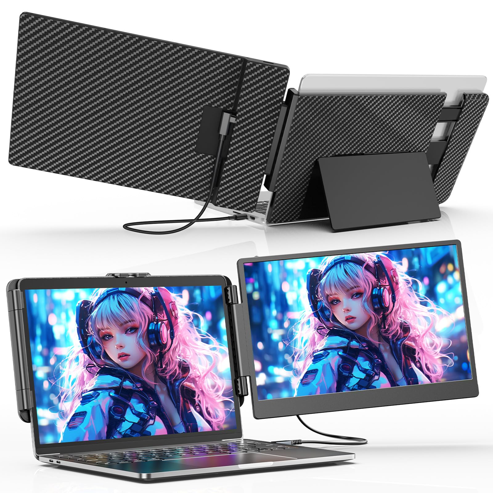 ポータブルディスプレイ　S1 14'' 1080P FHD Amazon.co.jp: Kwumsy ポータブルディスプレイS1 Portable Monitor 14