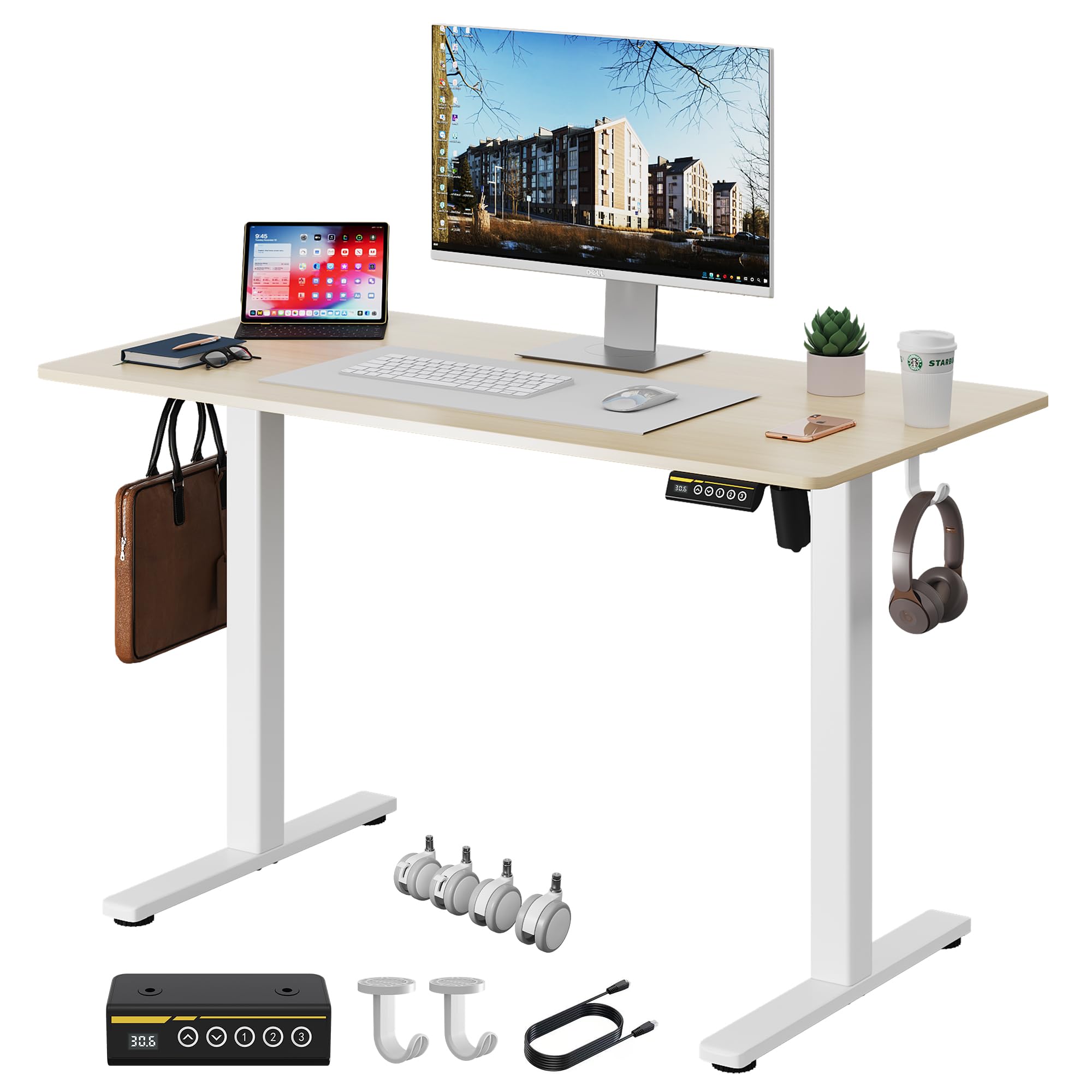 楽天市場】Gamork電動スタンディングデスク高さ調整70CM-118CM