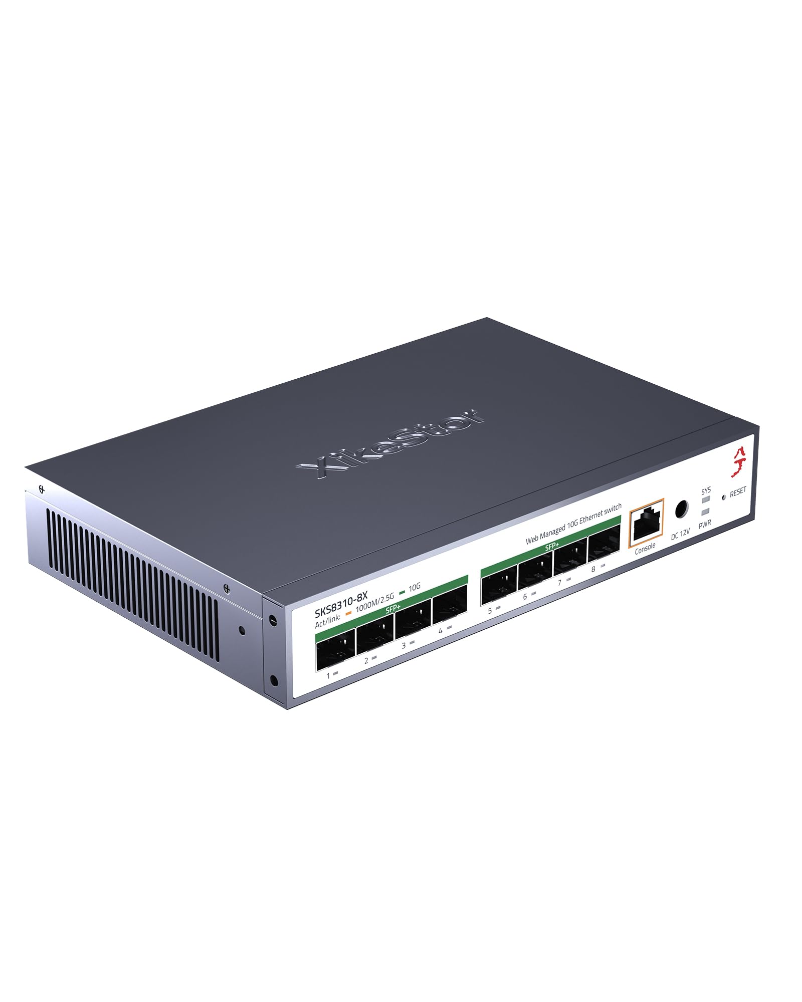 XikeStor 8 ポート 10Gbps スイッチング ハブ rj45 ネットワーク ポートまたは 10G SFP+ (8*10G SFP+ (L3 Managed))｜湖南オンライン