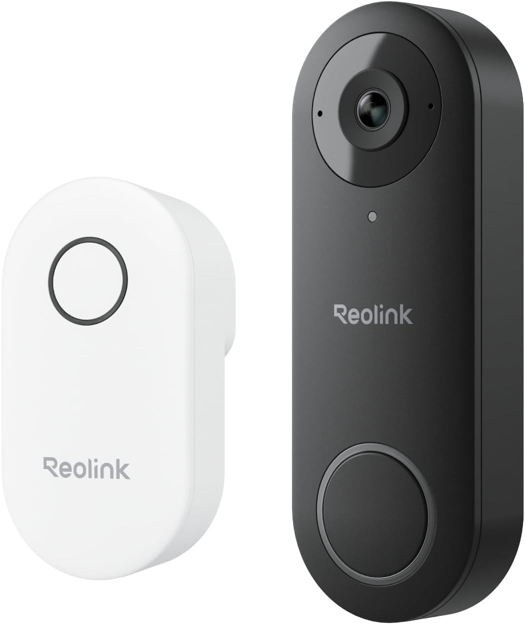 REOLINK ビデオドアベル ワイヤレス 500万画質 2.4/5GHz WiFi 玄関チャイム付き 180°超広角 ビデオドアホン Alexa対応 双方向音声 AI人体検知 プリモーション録画 検知エリア設定 遠隔監視 盗難防止 屋外防水家族共有 Vi