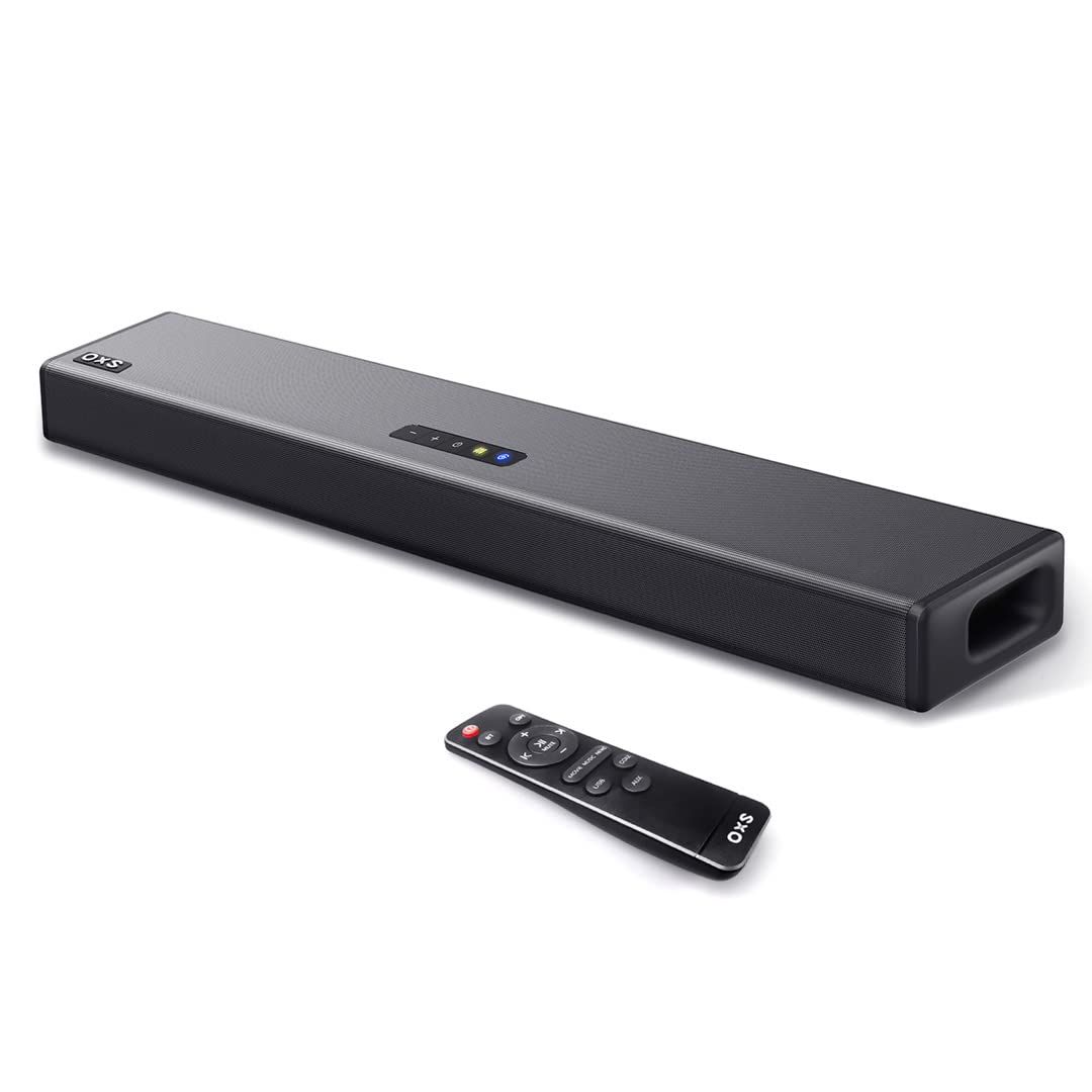 OXS S3サウンドバー、ダイアログエンハンスメント、ダイナミックバス、3Dサラウンドサウンド、AUX/光/同軸との互換性、Bluetooth 5.0付きホームシアターオーディオ、TV用｜湖南オンライン