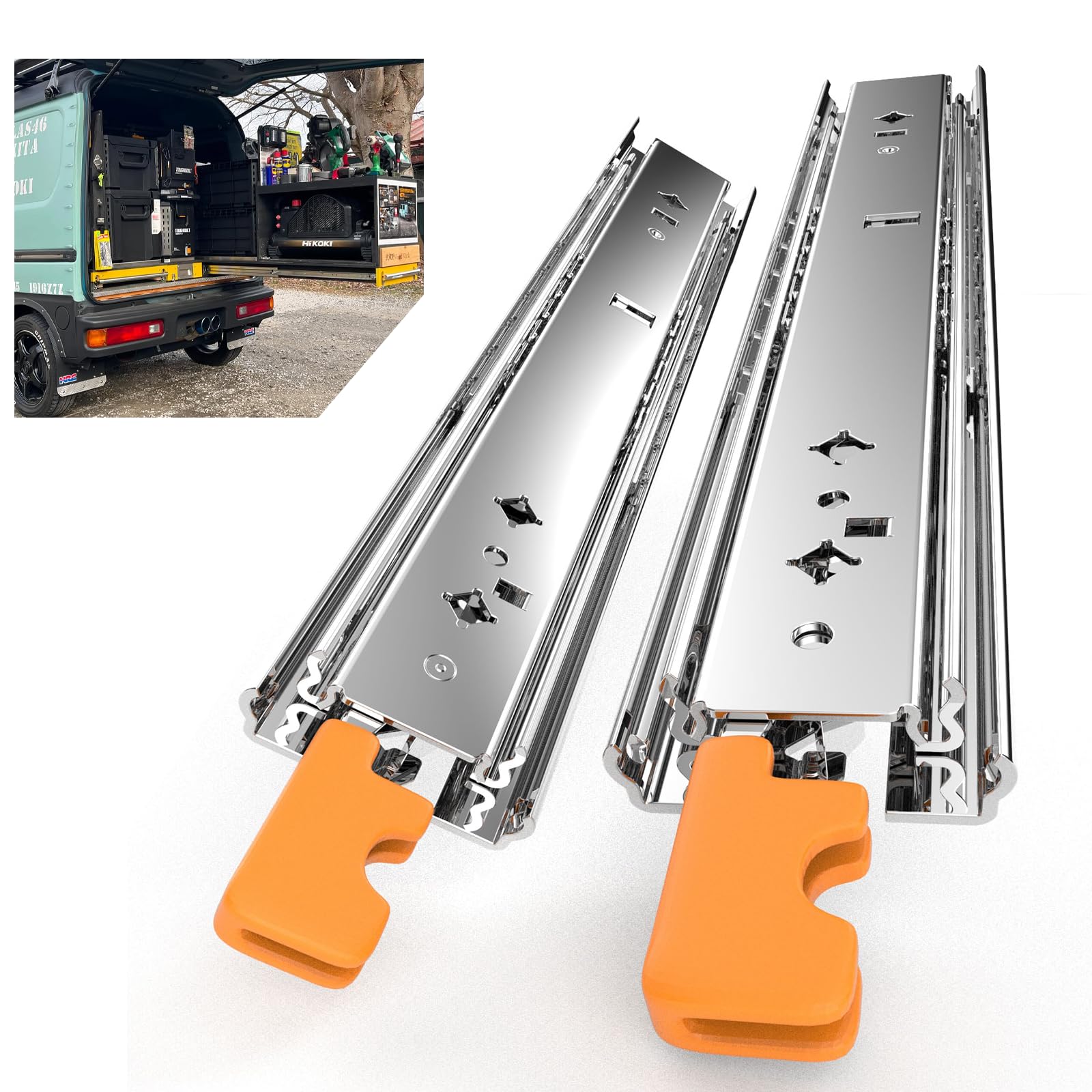 25373　値下げOK　超重量用スライドレール　幅76mm, 1500mm 25373 値下げOK 超重量用スライドレール 幅76mm, 1500mm Amazon.co.jp