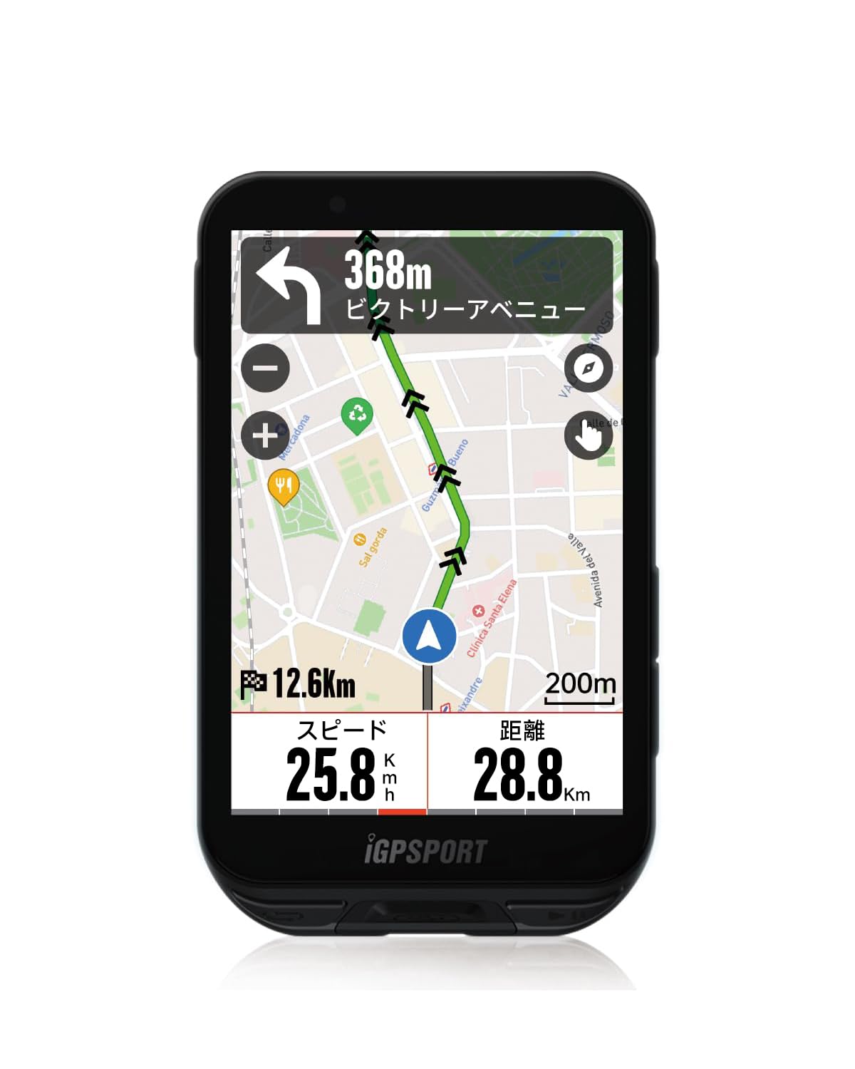 iGPSPORT サイクルコンピュータ iGS800 サイコン フルGNSS自転車スピードメーター、タッチスクリーン搭載 自転車用ナビ 地図表示 トレーニング分析 iClimb Pro 3.5 インチ ディスプレイ50時間 32GBの大容量メモリIPX7級