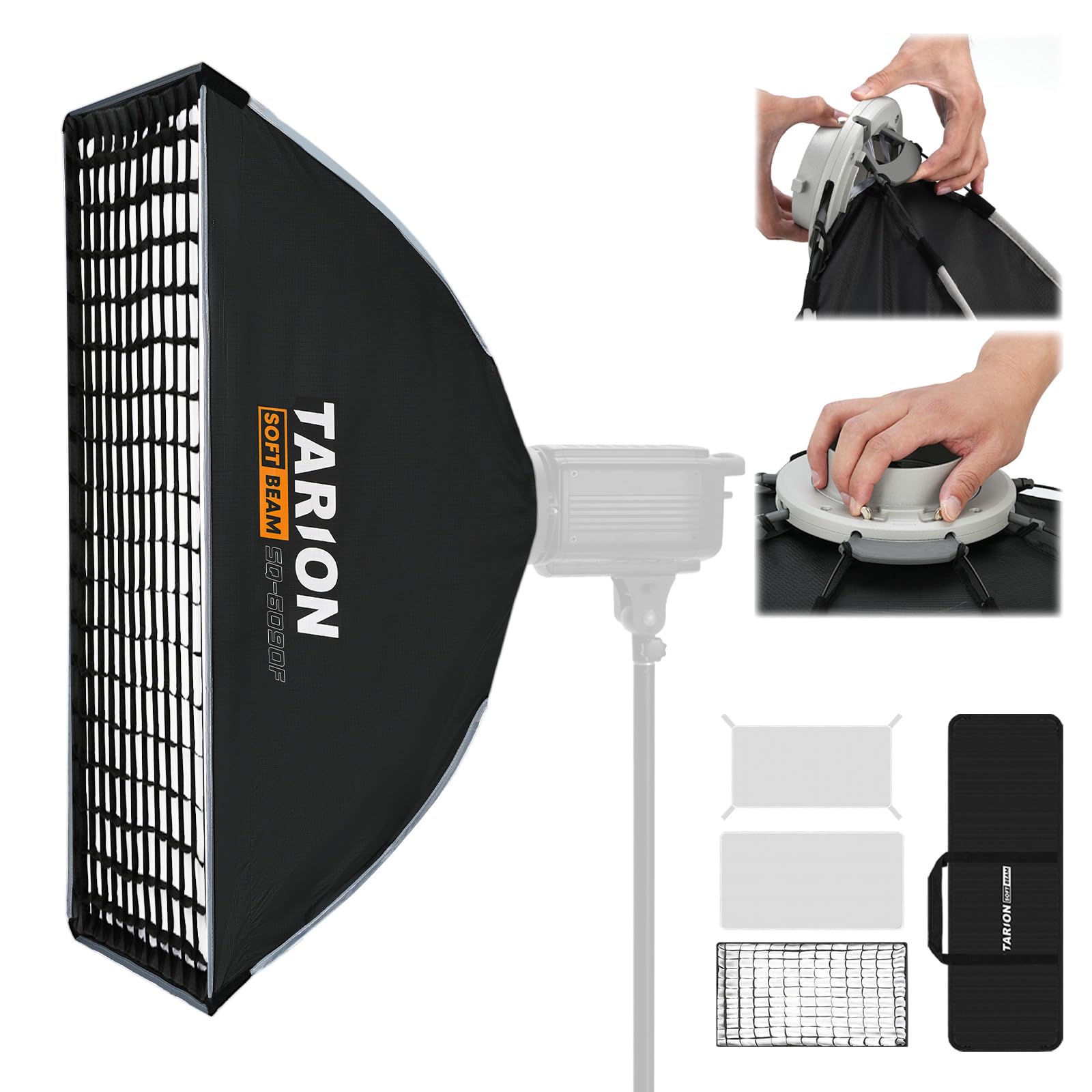 楽天市場】TARION 120cmソフトボックス ワンタッチ、折りたたみ式八