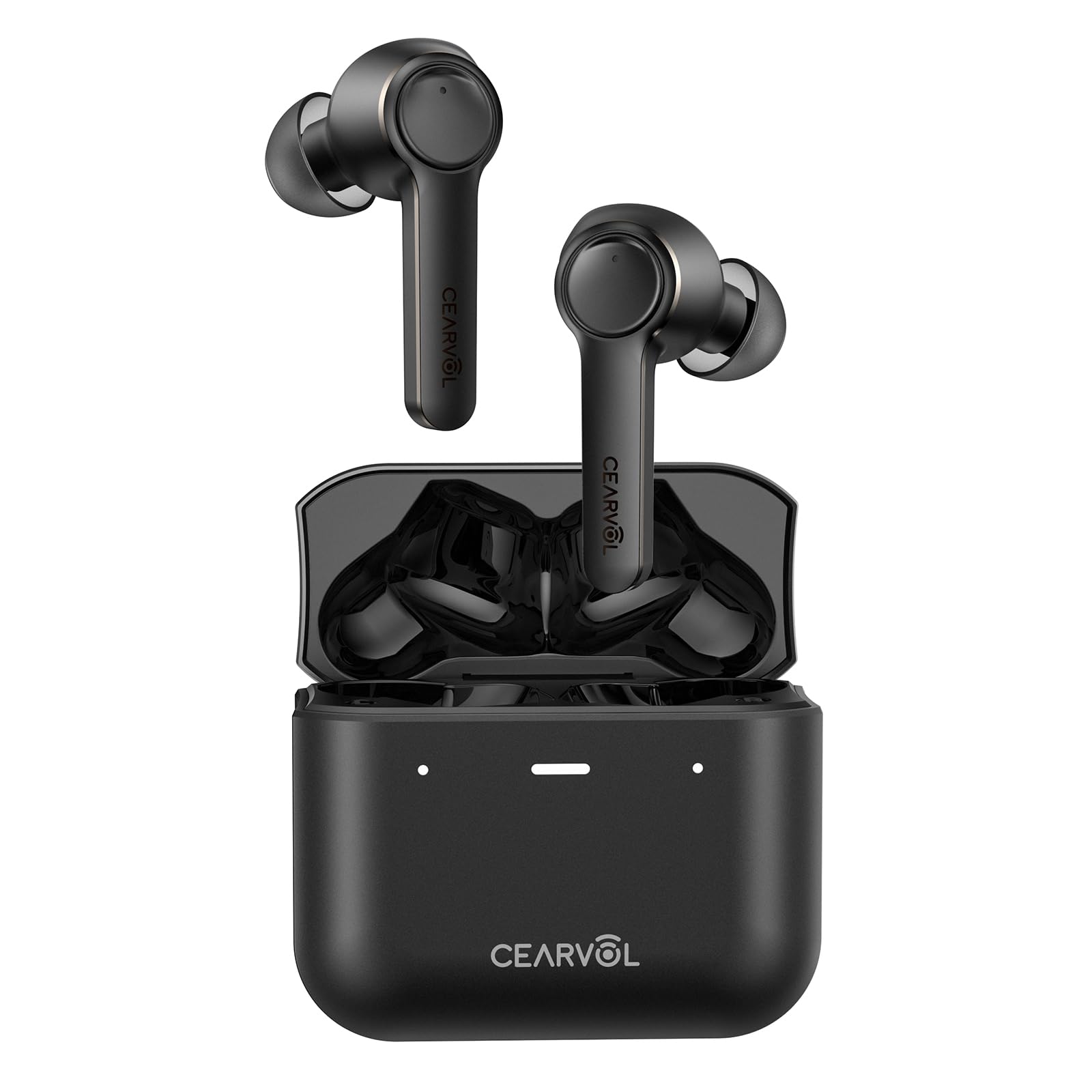 【Cearvol 集音器 Diamond X1（黒）】Bluetooth 5.3 イヤホン型・両耳 耳穴式 専用アプリ（聴こえチェック/イコライザー） 16チャンネル クリアな音 ハウリング・雑音低減 長時間・急速充電 軽量 防水|密着/通気イヤーピース付｜湖南オンライン