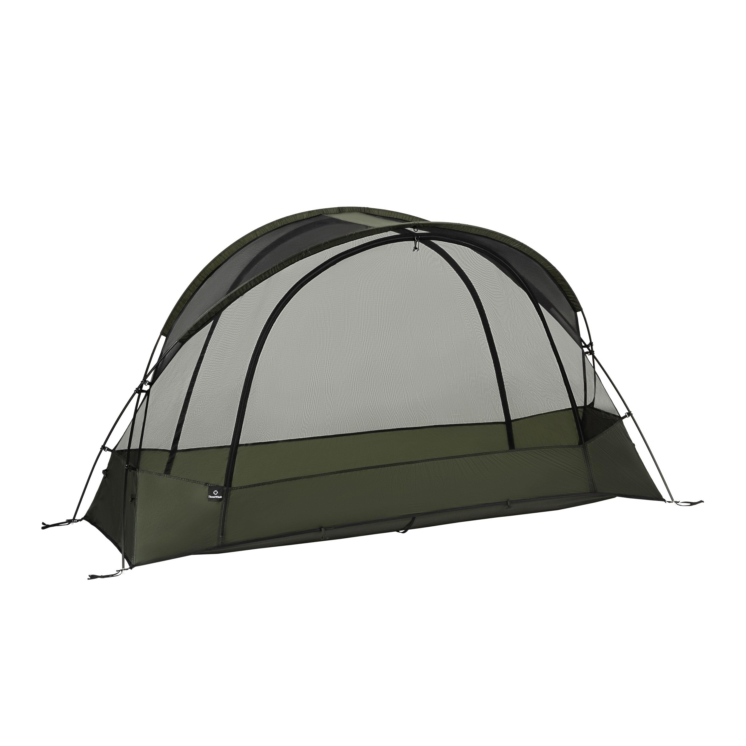 Thous Winds テント ソロ 軽量 簡単設営 ワンポールテント コンパクト 4シーズン適用 キャンプ アウトドア 登山 ハイキング 防風 防水 15Dナイロン 耐水圧2000mm インナーテントとアウターテントは別売り|湖南オンライン