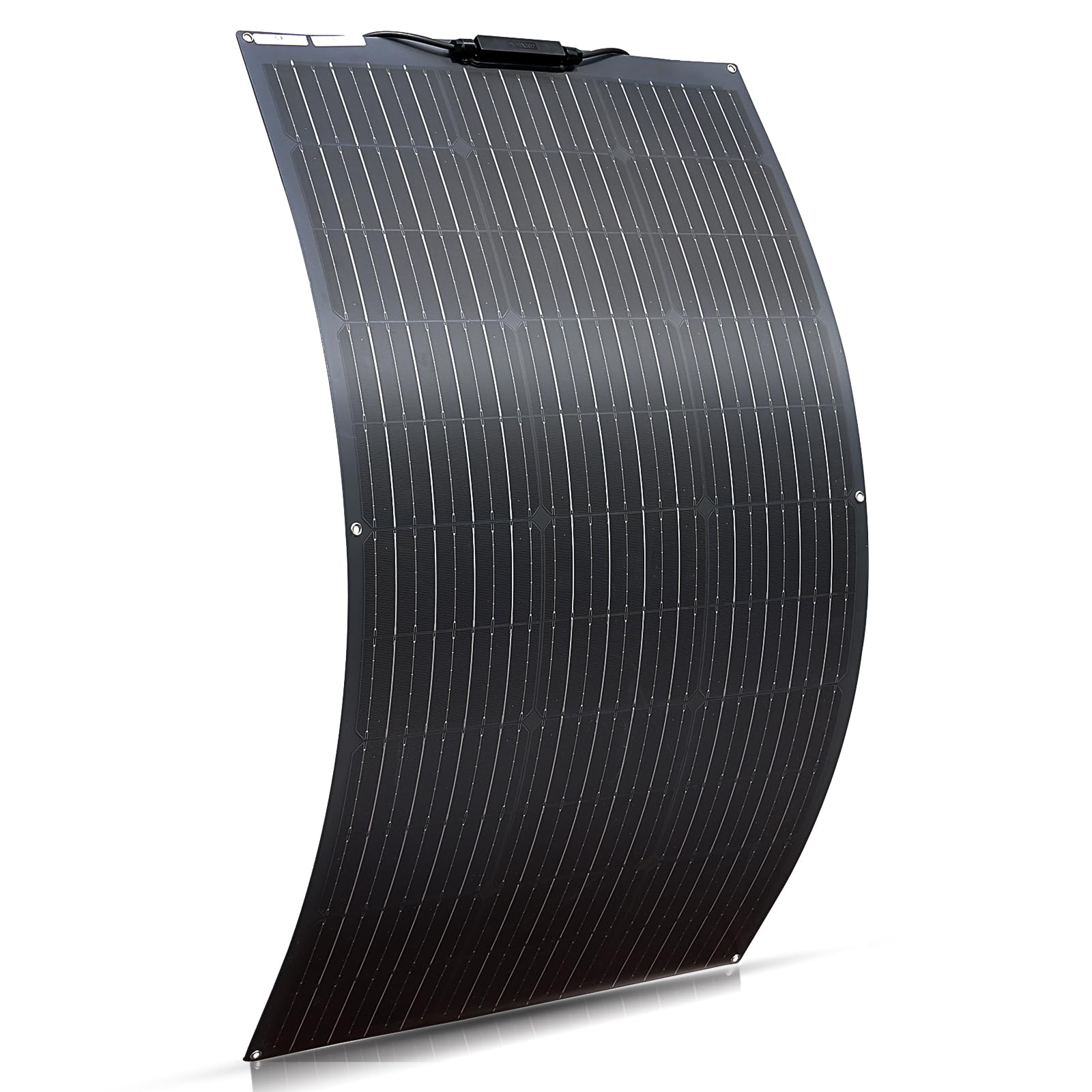 XINPUGUANG 100W ソーラーパネル 単結晶 フレキシブル 柔軟 極薄 軽量 携帯便利 RV キャンピングカー 船舶 テント アウトドア 住宅 防災などに活躍 (黒)