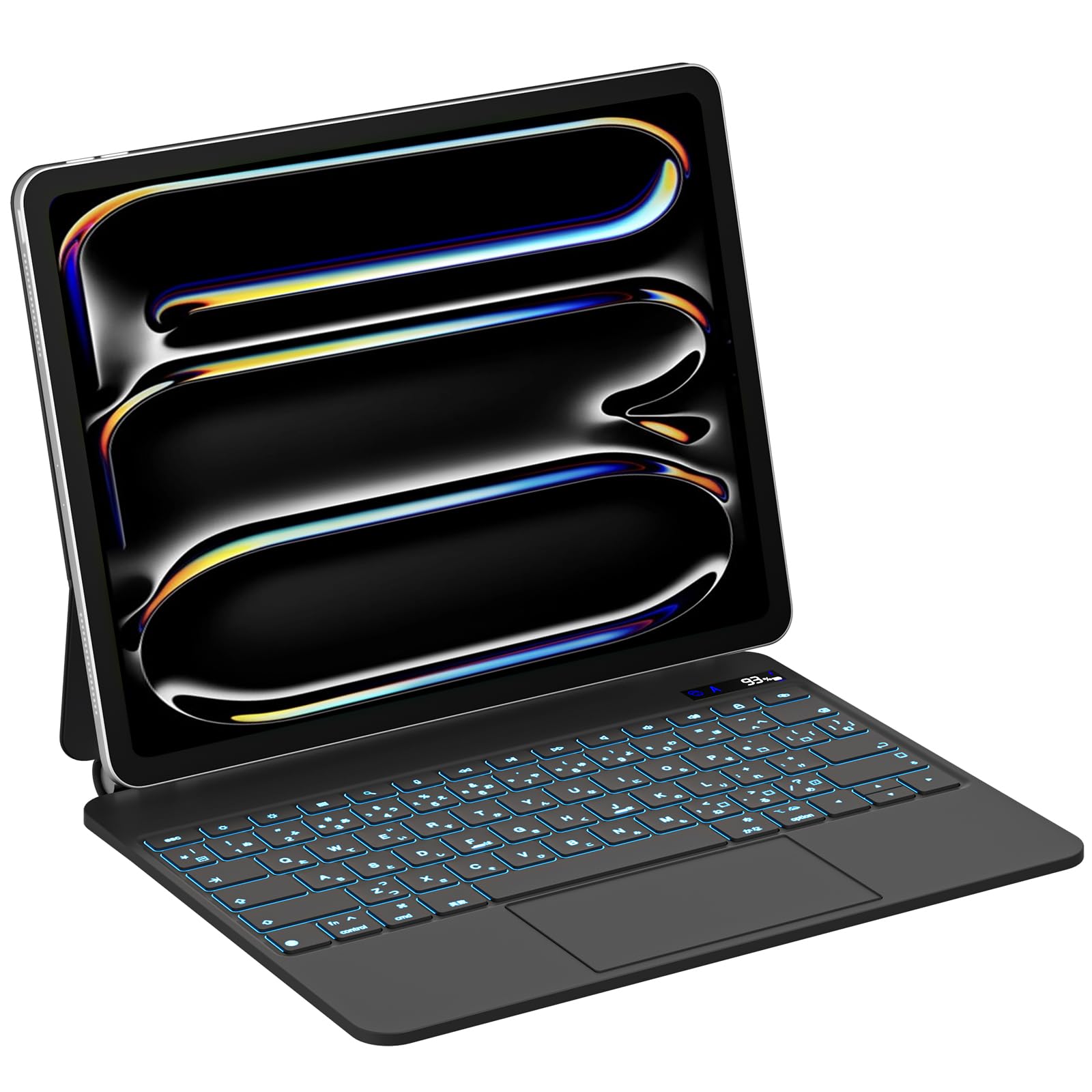 マジックキーボード SUKEBON 2024 iPad Pro 13インチ（M4）専用 キーボード付きケース 【日本技適認証取得】 iPad Pro（A2925、A2926、A3007）に適用 電量表示 トラックパッド 日本語配列 磁気設計 角度調整 7色