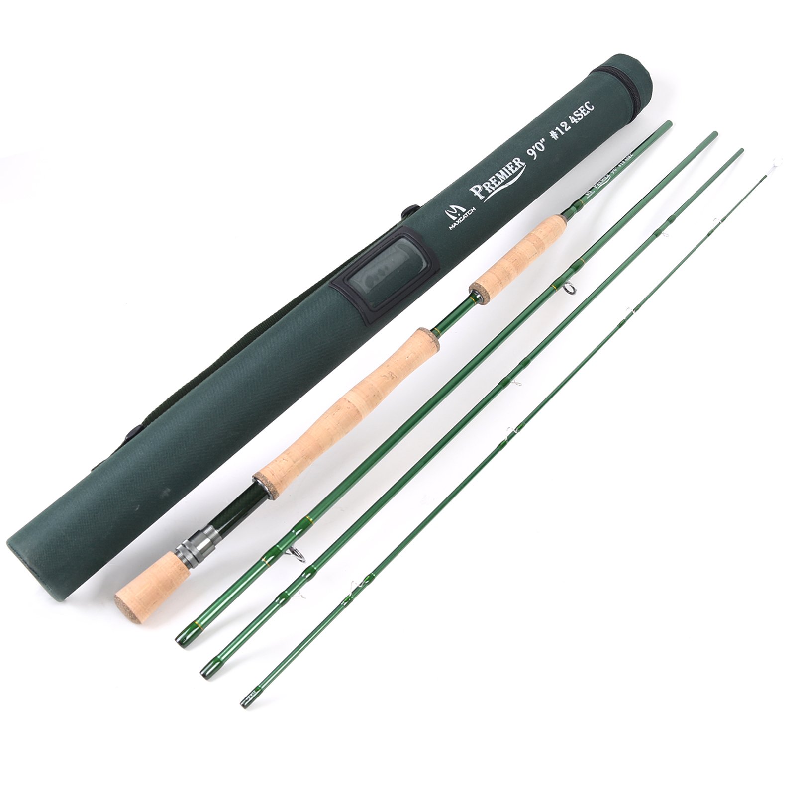 M MAXIMUMCATCH Maxcatch Premier 3-12wt ファーストアクション フライロッドカーボンロッド ハイパフォーマンスのために (V-Premier, 9' 12wt)