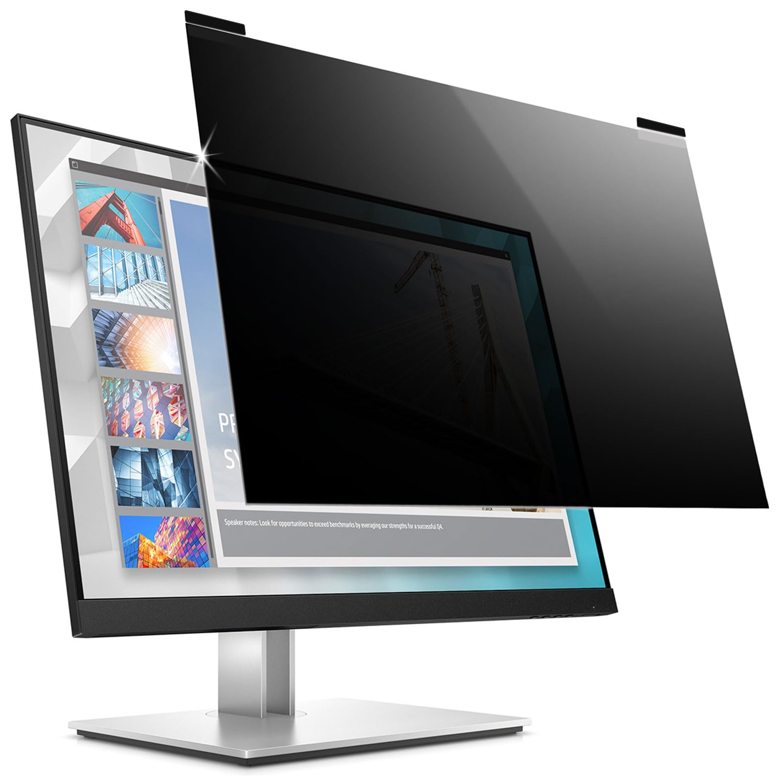 Lifeinnotech 24インチ 16:10 マグネット式 覗き見防止フィルター プライバシーフィルター 液晶保護フィルム パソコン PC モニター 用 ブルーライトカット 反射防止 両面使用 着脱簡単