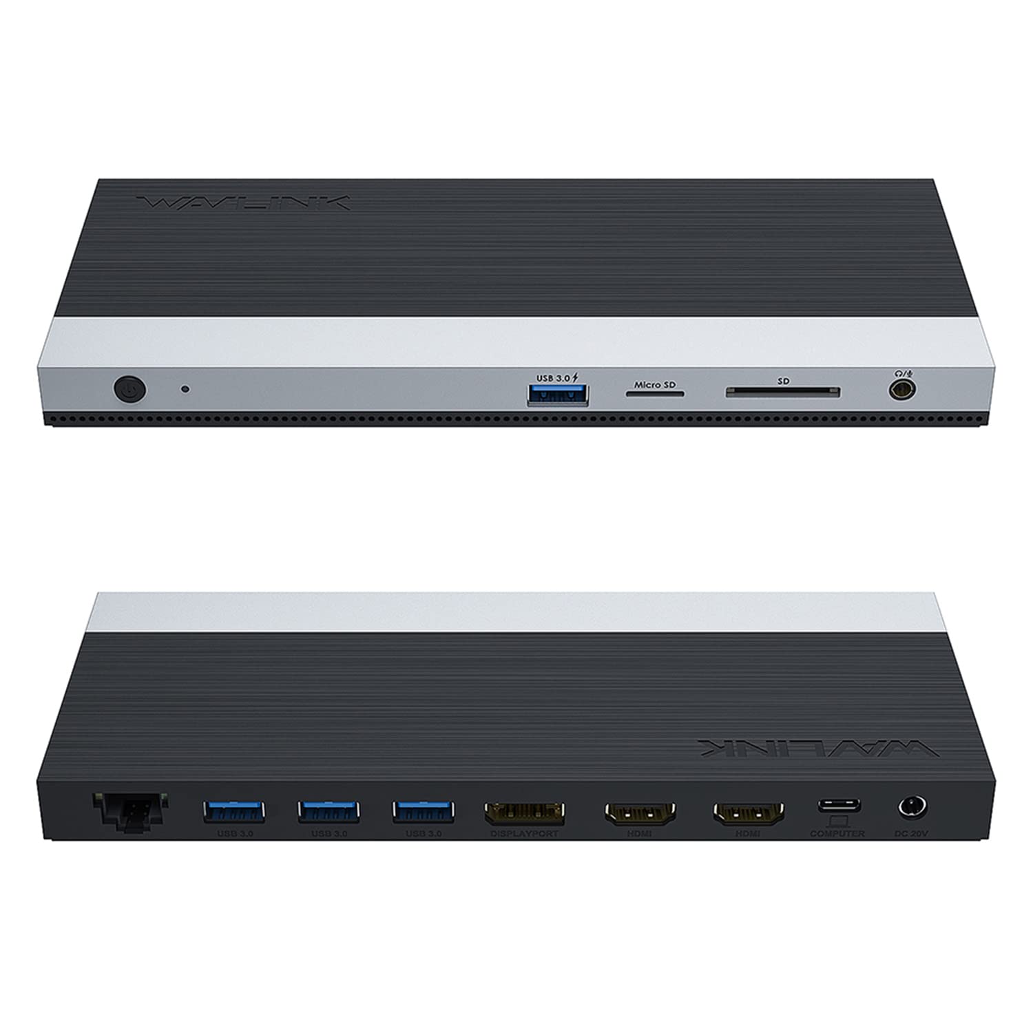 WAVLINK USB-C 4K ドッキングステーション 85W出力 Power Delivery 対応 トリプルディスプレイ 13-in-1/ ユニバーサル 4K対応 HDMI出|湖南オンライン
