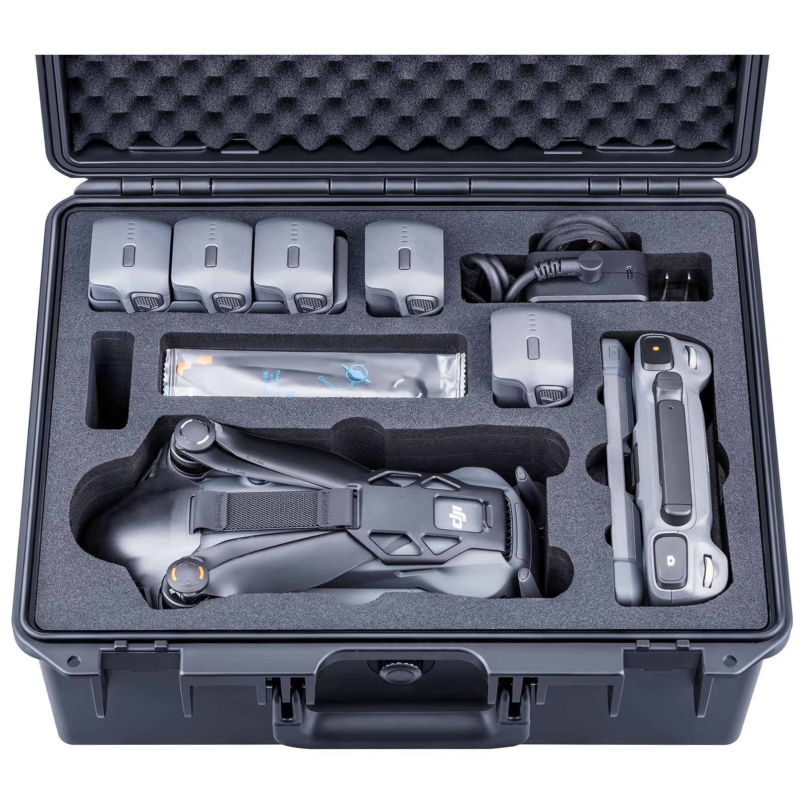 Lykus Titan M400 防水ケース DJI Mavic 4 Pro Fly More/クリエイターコンボ、 DJI RC Pro 2/RC2 送信機に適用、最大でバッテリー6個を収納可能【ケースのみ】｜湖南オンライン
