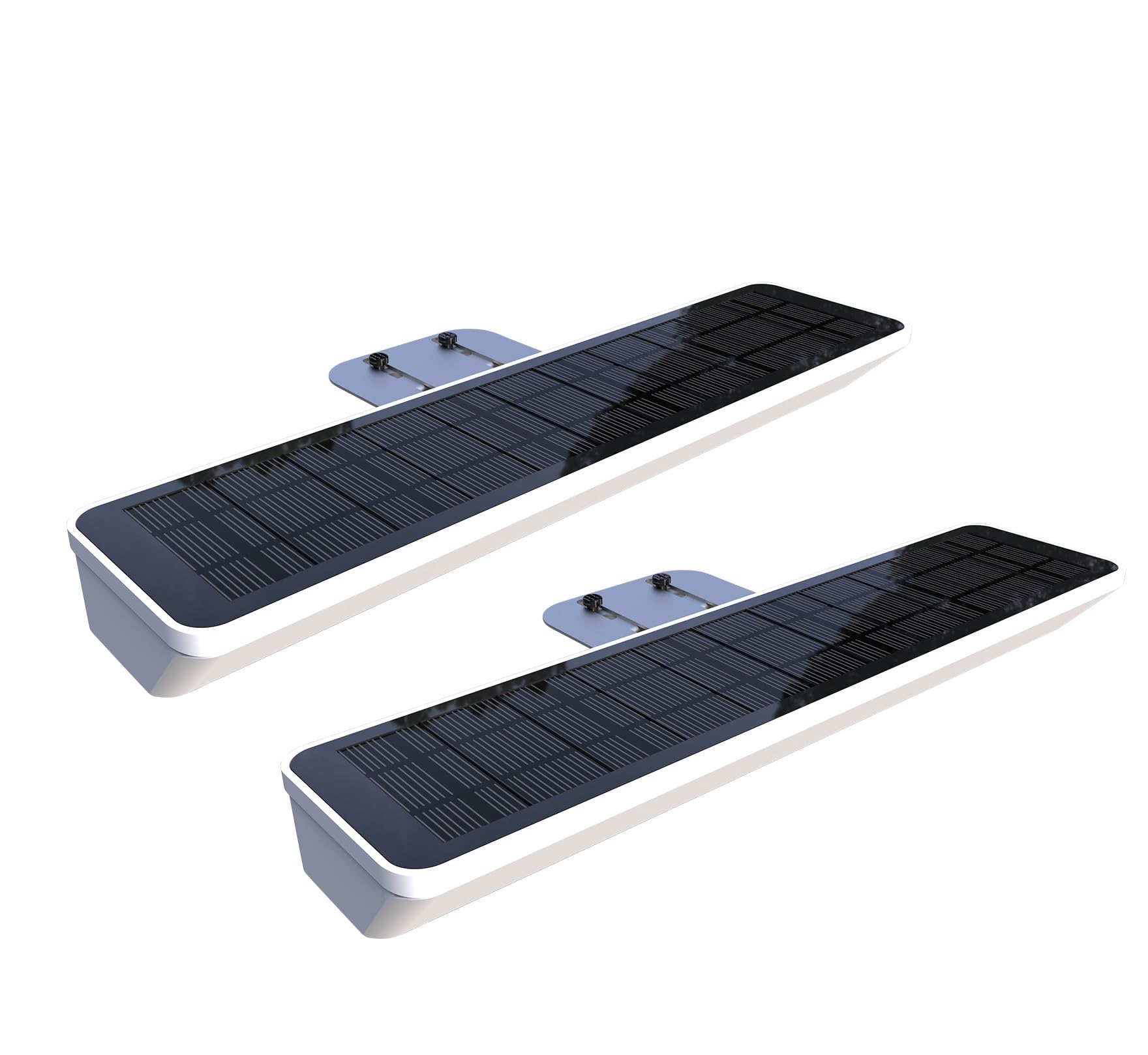 Solarsys ソーラーライト 2個セット 300ルーメン IP65防水 自動点灯（明暗センサー）6000K 昼白色 ホワイト 外壁・表札・看板・ポスト用【省エネモデル】｜湖南オンライン