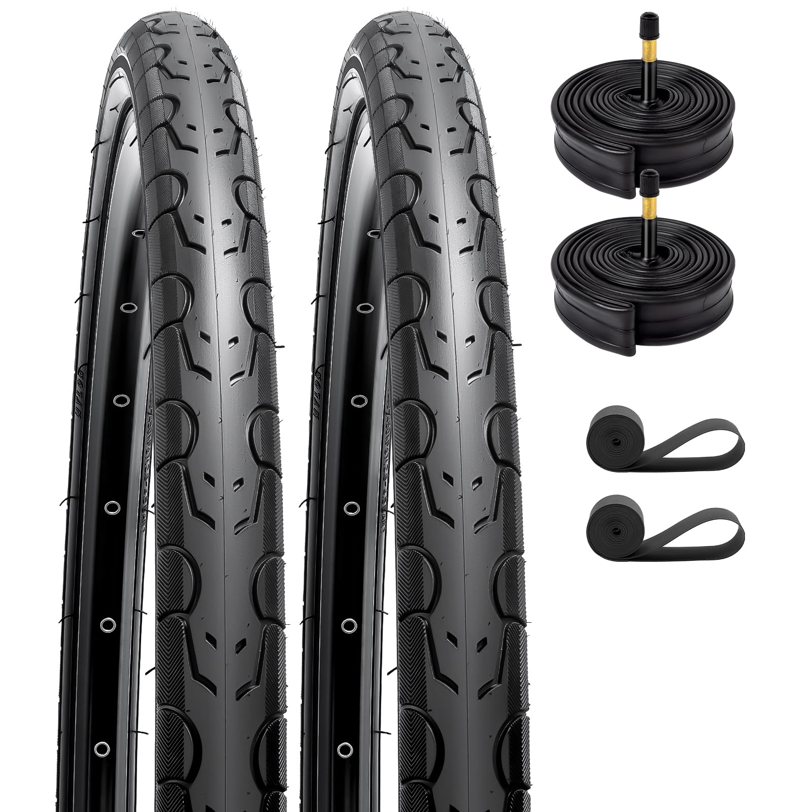 【楽天市場】YunSCM 2本セット,700 38c タイヤ,700x38c 40-622 自転車タイヤ + 700x35/43c チューブ ...