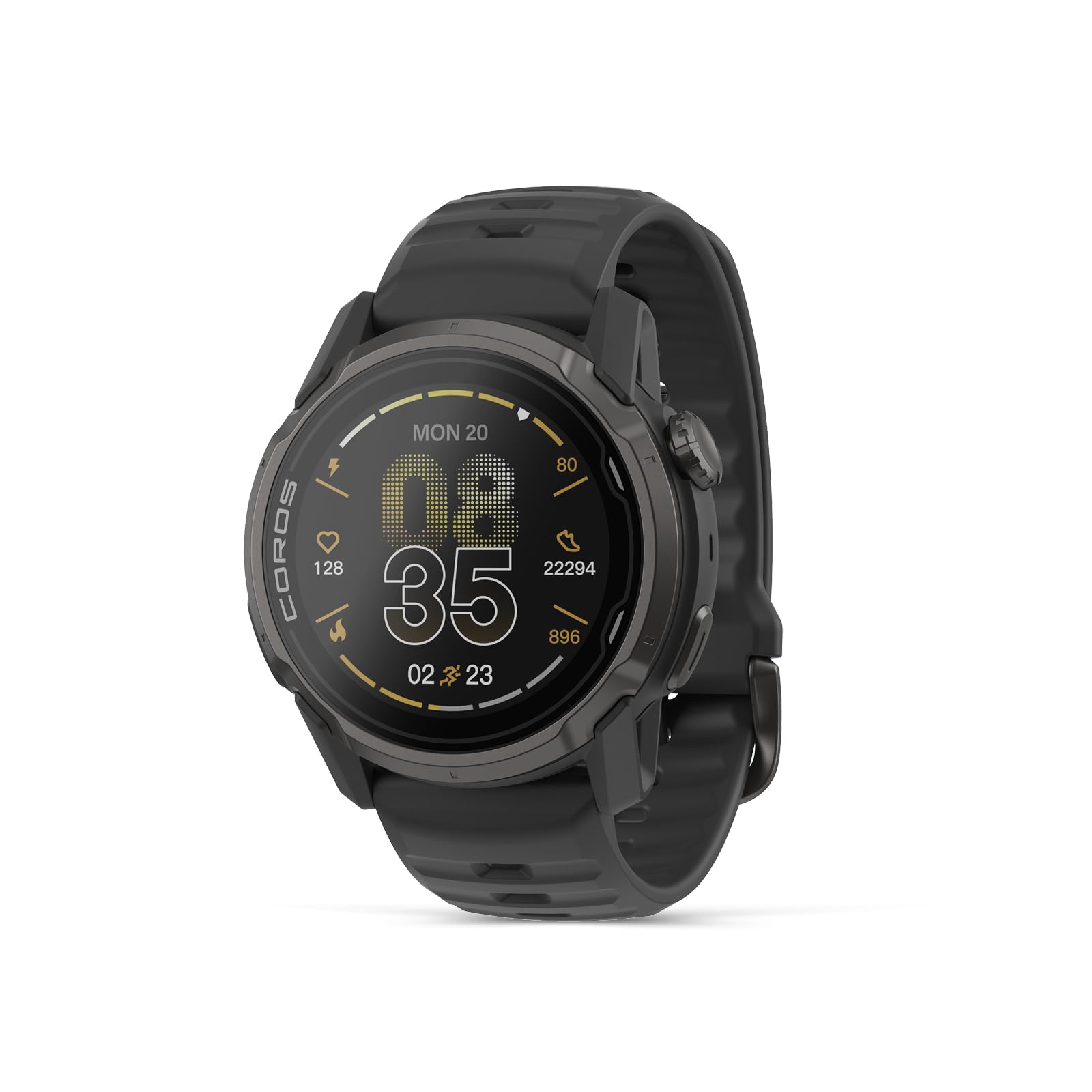 COROS（カロス）APEX 4 スポーツウォッチ ランニングウォッチ 高精度GPS トレイルラン 5ATM防水 ナビゲーション 音楽 音声メモ 地図対応 42mm ブラック【日本正規品】